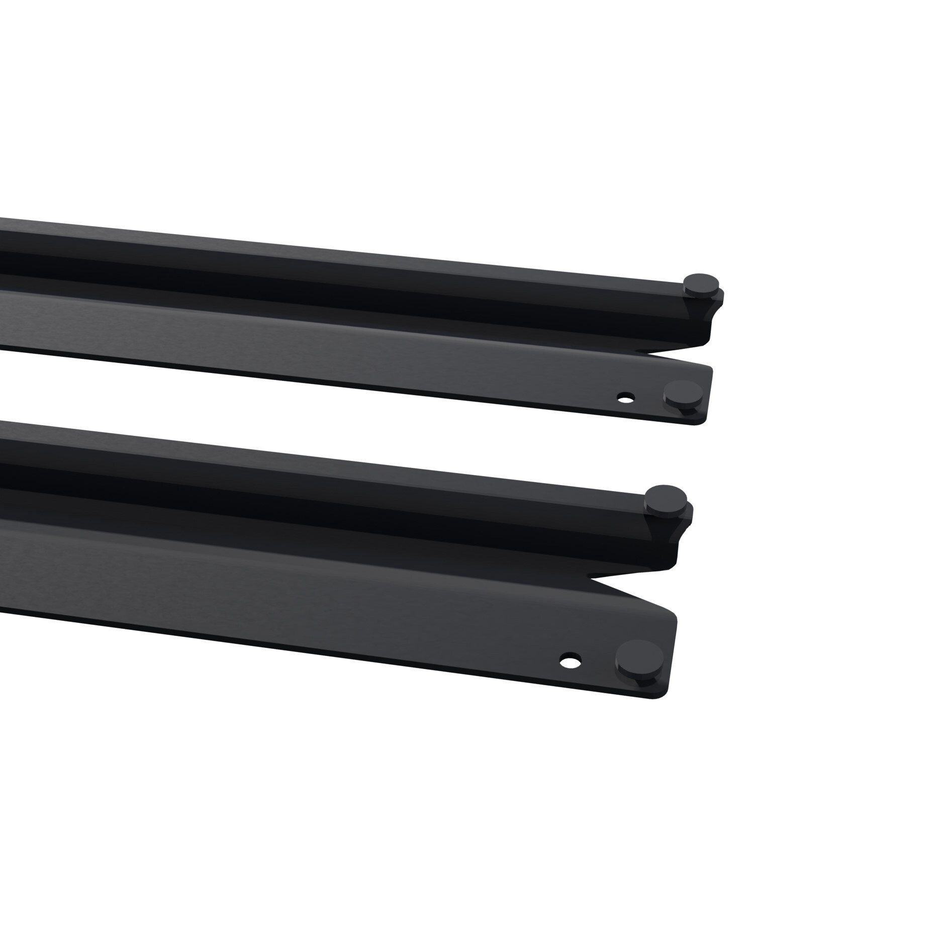 slide 5 of 6, Project Source Heavy Duty Black Metal Frame kit with Solid/Ventilated Shelves ( 48-in W x 24-in D x 3-in H ), 1 ct