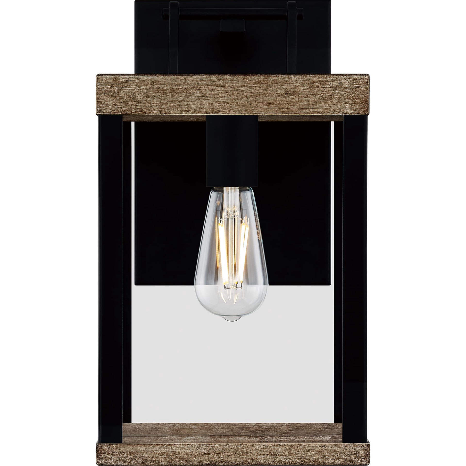 slide 3 of 6, Quoizel Finn 1 -Light 14-in H Matte Black Hardwired Outdoor Wall Light, 1 ct