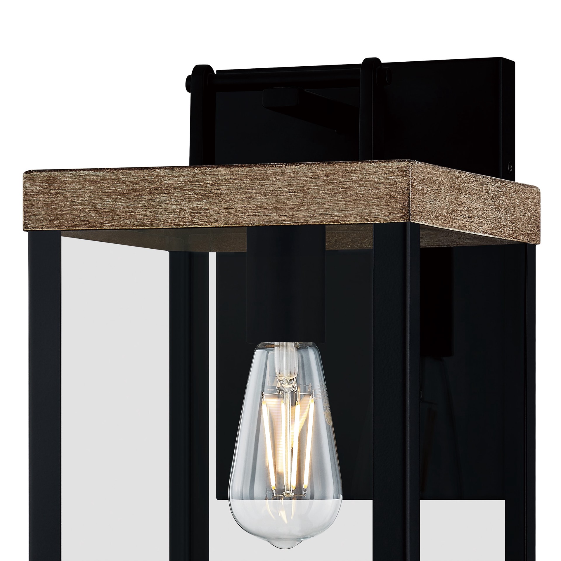 slide 5 of 6, Quoizel Finn 1 -Light 14-in H Matte Black Hardwired Outdoor Wall Light, 1 ct