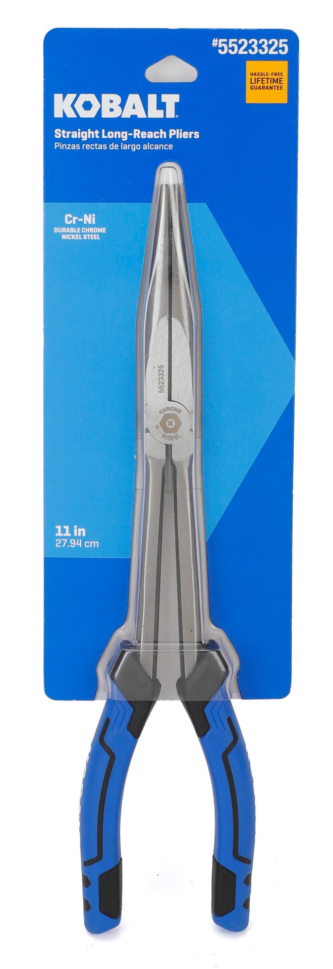 slide 2 of 5, Kobalt 11-in Needle nose pliers, 1 ct