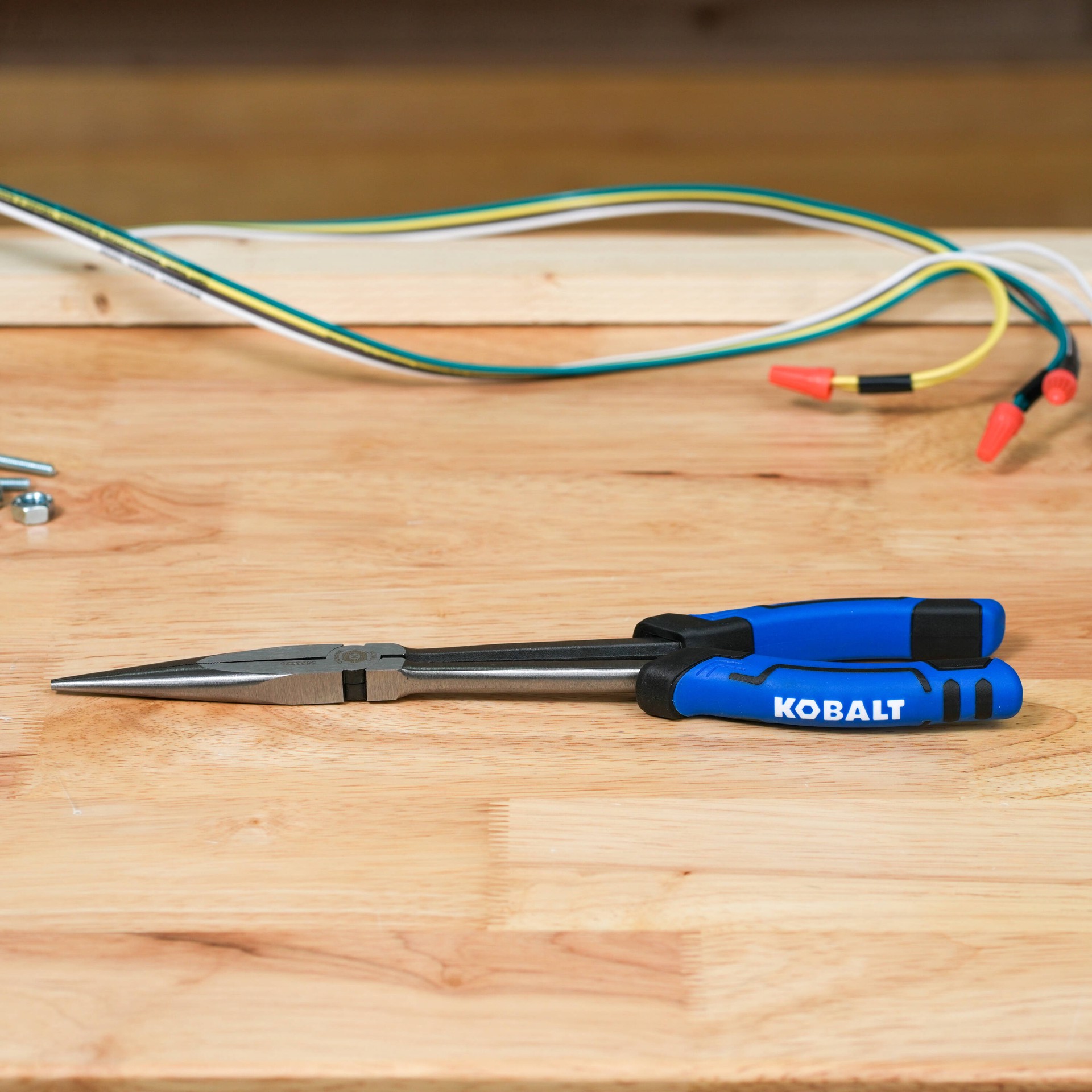 slide 3 of 5, Kobalt 11-in Needle nose pliers, 1 ct