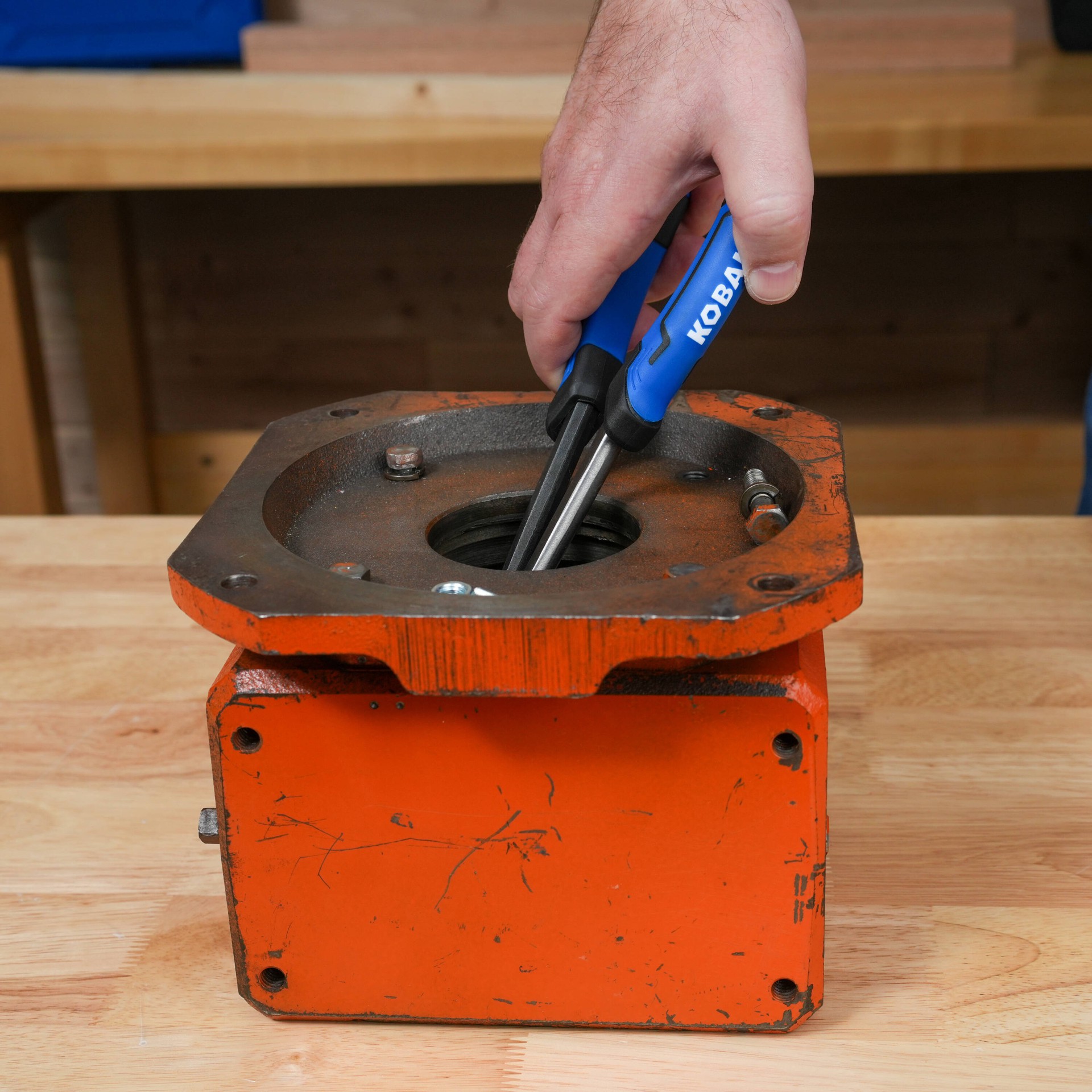 slide 4 of 5, Kobalt 11-in Needle nose pliers, 1 ct