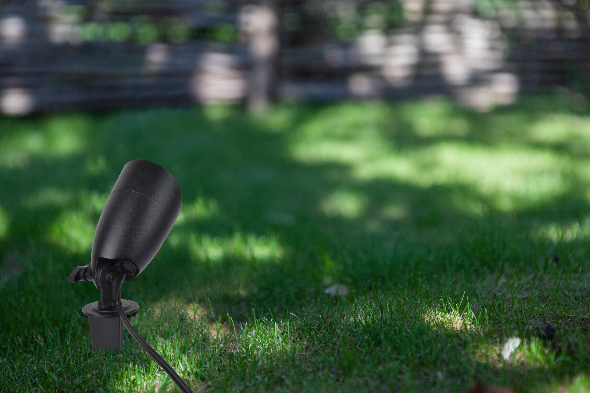 slide 4 of 6, Harbor Breeze Landscape Lighting 420 -Lumens 5 -Watt Black Low voltage Warm White LED Spot light kit, 1 ct