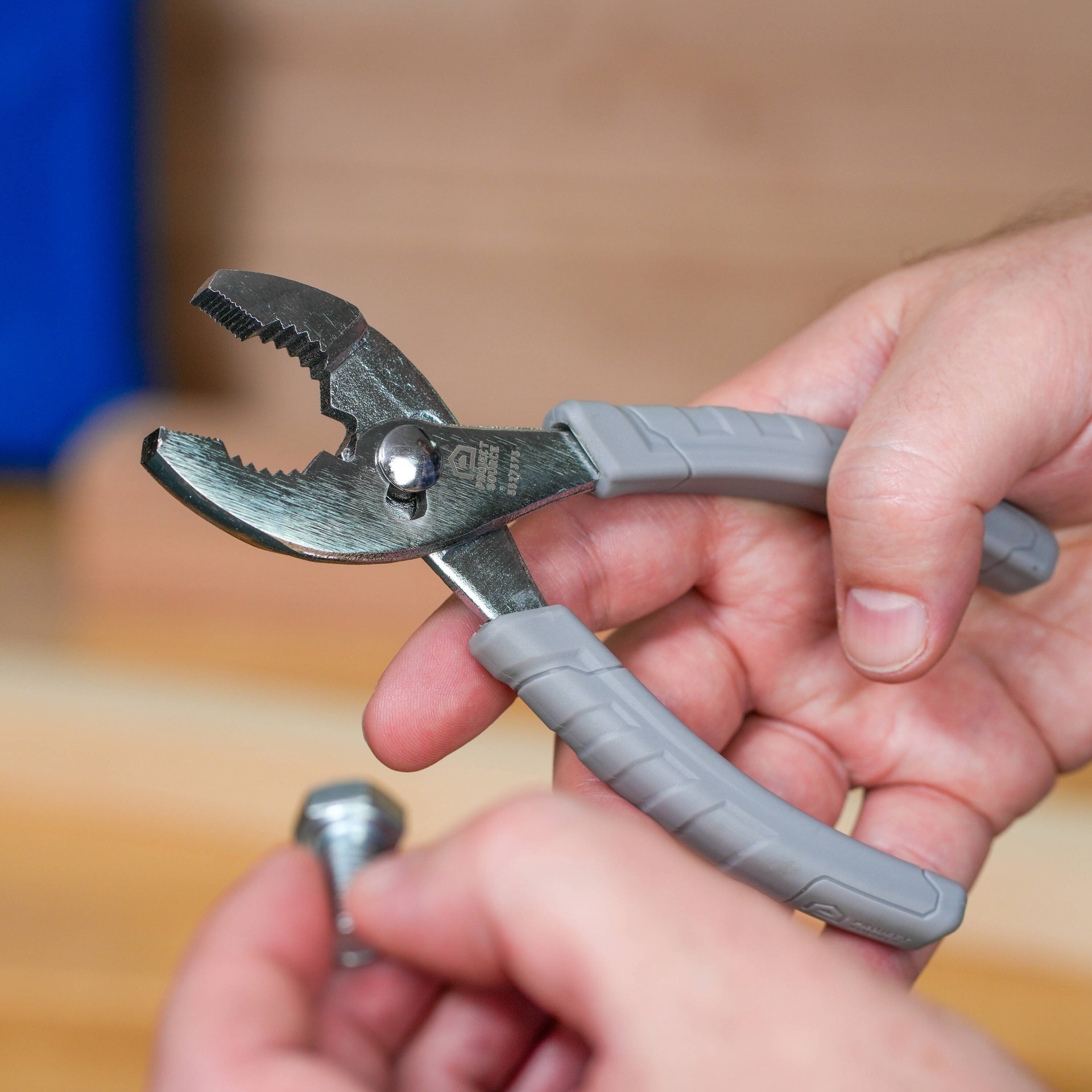 slide 4 of 5, Project Source 6-in Slip joint pliers, 1 ct