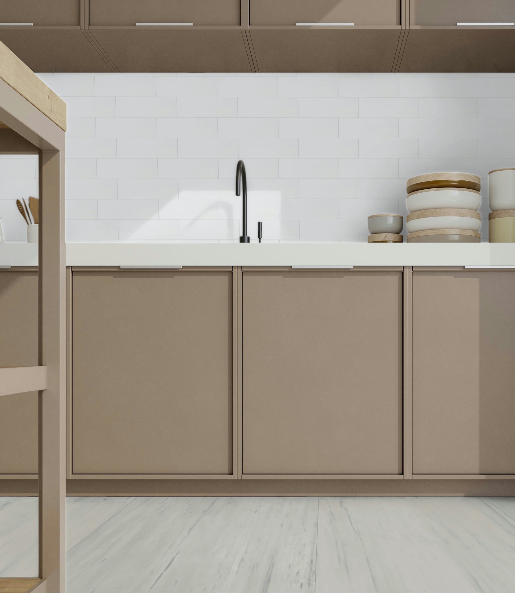 slide 3 of 6, Satori Hudson Brilliant White 4-in x 12-in Glossy Ceramic Subway Wall Tile ( 0.32-sq ft Piece ), 1 ct