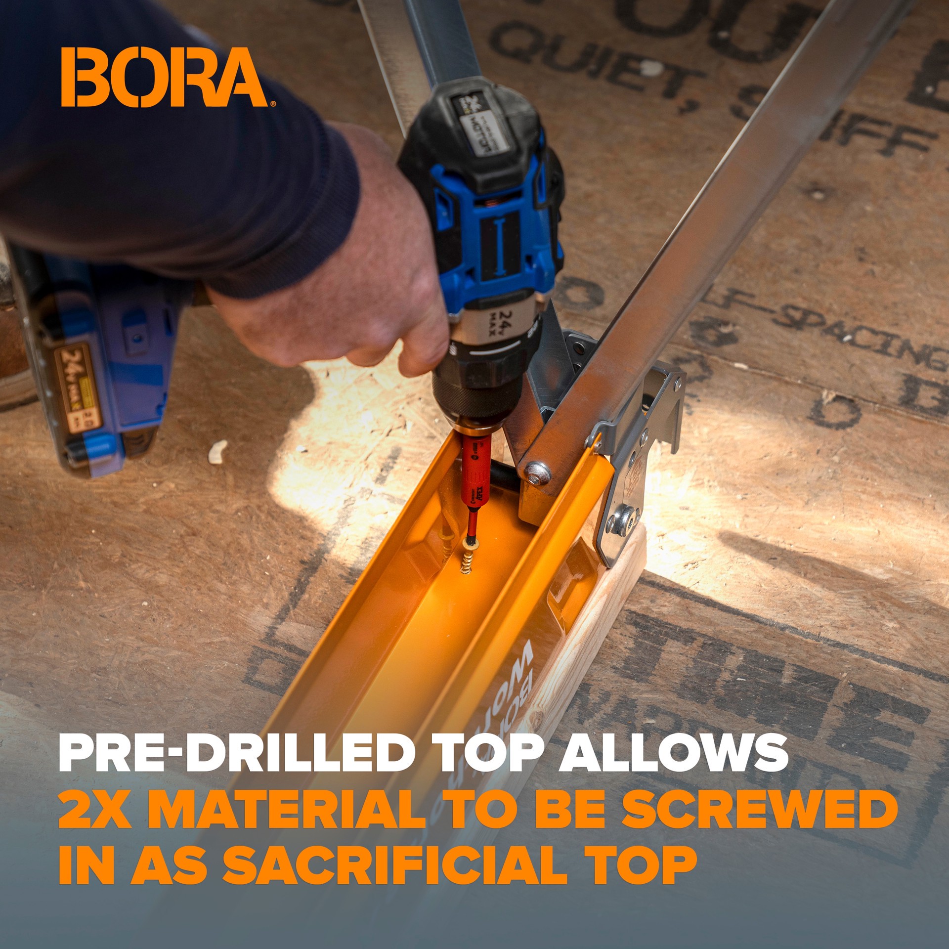 slide 6 of 6, BORA Workhorse XT 38-in W x 30-in H Adjustable Steel Saw Horse ( 1350-lb Capacity), 1 ct