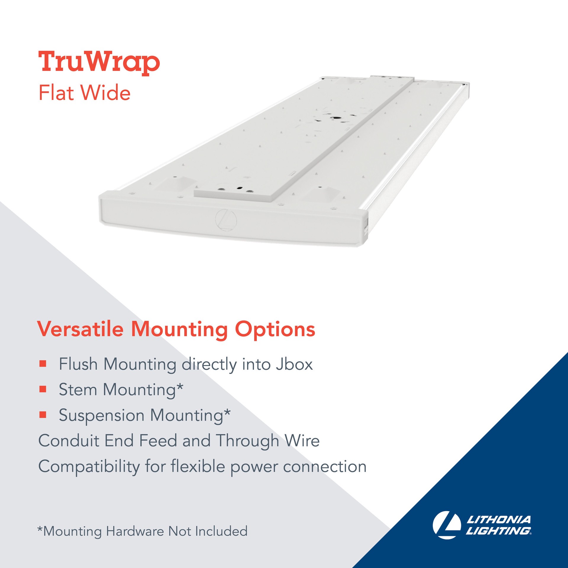 slide 4 of 6, Lithonia Lighting 4-ft 7500 -Lumen Adjustable Lumens Switchable white LED Wraparound Light, 1 ct