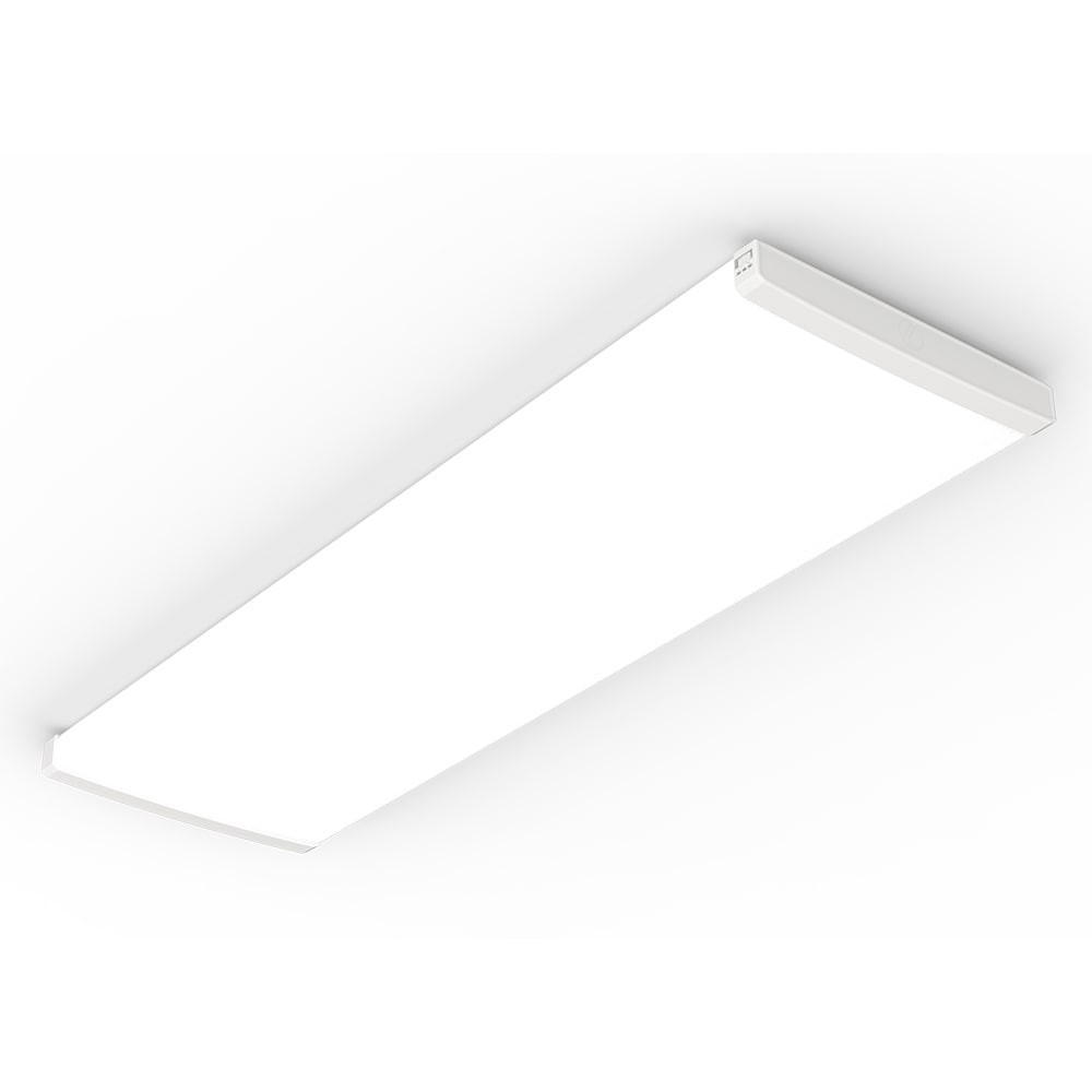 slide 6 of 6, Lithonia Lighting 4-ft 7500 -Lumen Adjustable Lumens Switchable white LED Wraparound Light, 1 ct