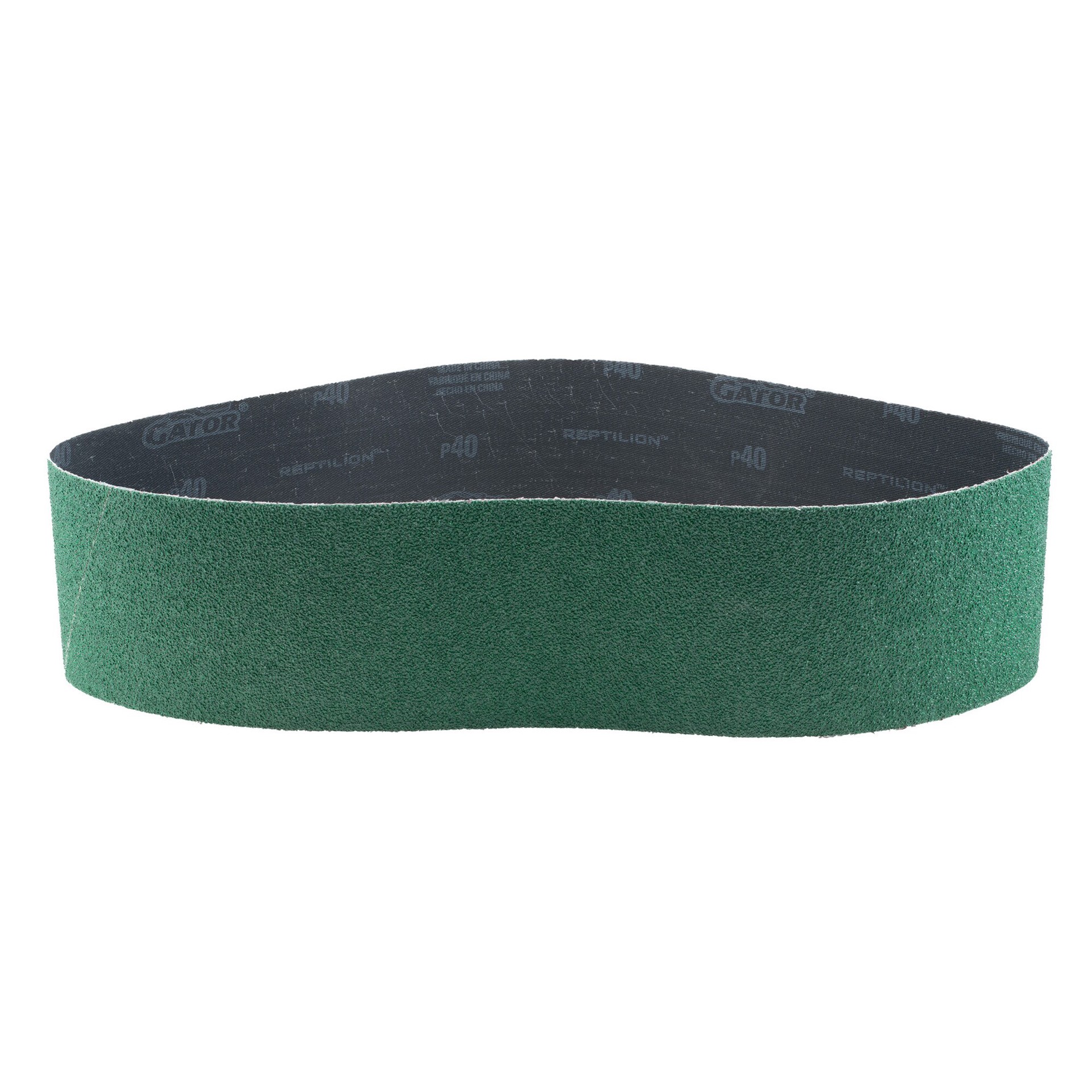 slide 5 of 6, Gator Reptilion 2 -Piece Zirconia alumina 40 -Grit Belt Sandpaper, 1 ct