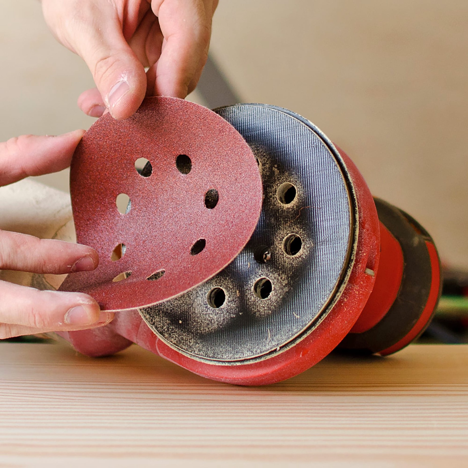 slide 5 of 6, CRAFTSMAN Craftsman 60 -Piece Aluminum oxide 60 -Grit Disc Sandpaper, 1 ct