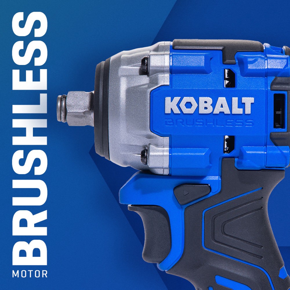 slide 4 of 6, Kobalt 24-volt Variable Speed Brushless 1/2-in Drive Cordless Impact Wrench (Battery Not Included and Charger Not Included), 1 ct