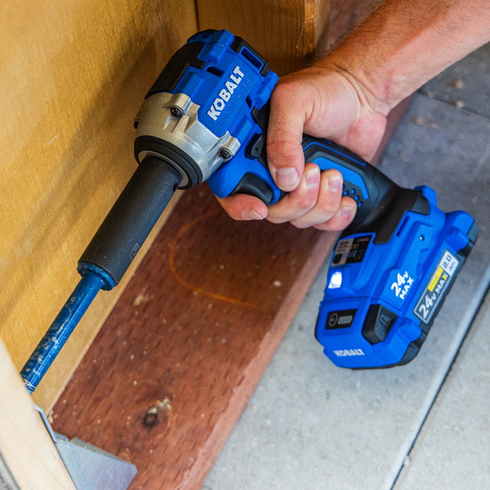 slide 5 of 6, Kobalt 24-volt Variable Speed Brushless 1/2-in Drive Cordless Impact Wrench (Battery Not Included and Charger Not Included), 1 ct