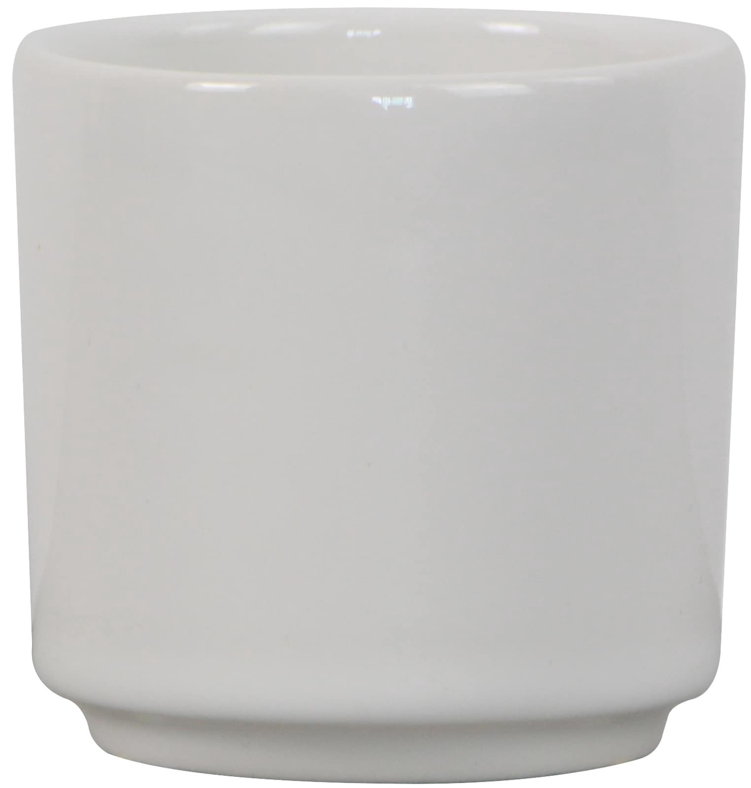 slide 1 of 6, allen + roth Round 2.99-in W x 2.99-in L White Ceramic Indoor Planter, 1 ct