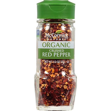 slide 1 of 1, Mccormick Gourmet Organic Crushed Red Pepper - 1.12 Oz, 1.12 oz