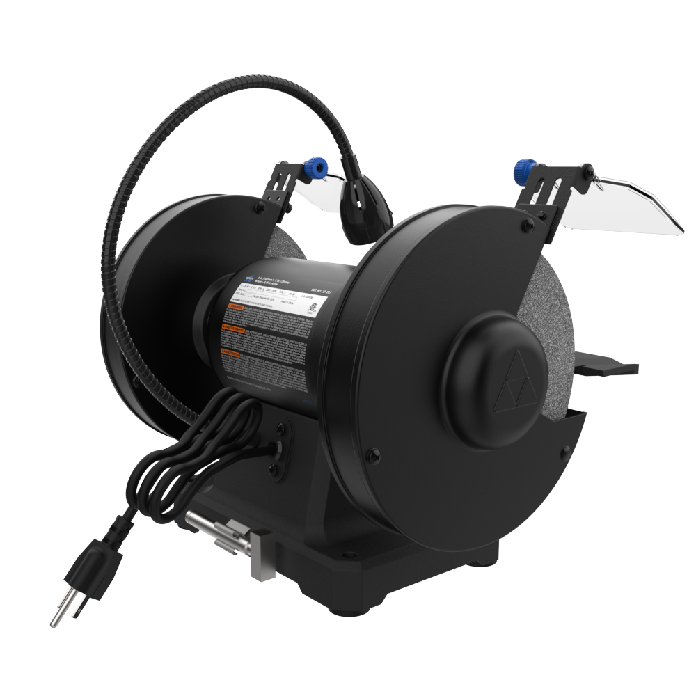 slide 3 of 6, Delta 8-in Variable Speed Bench grinder, 1 ct