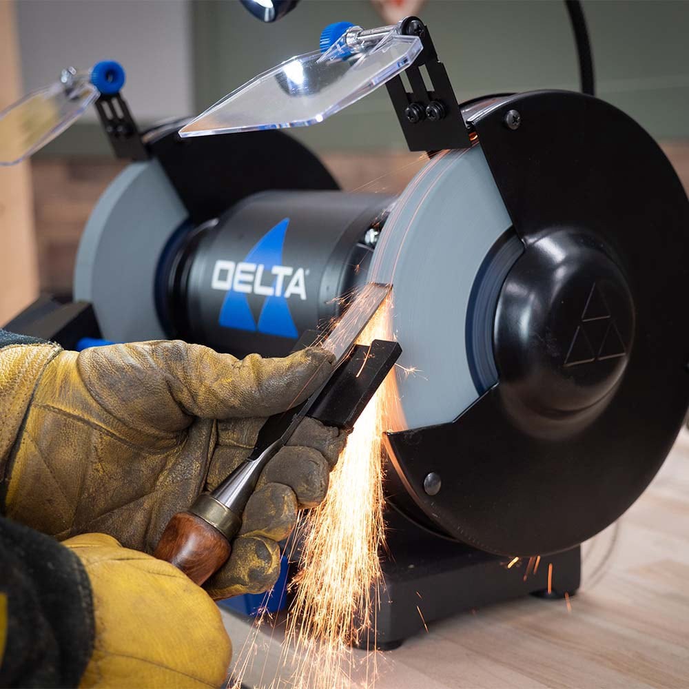 slide 6 of 6, Delta 8-in Variable Speed Bench grinder, 1 ct