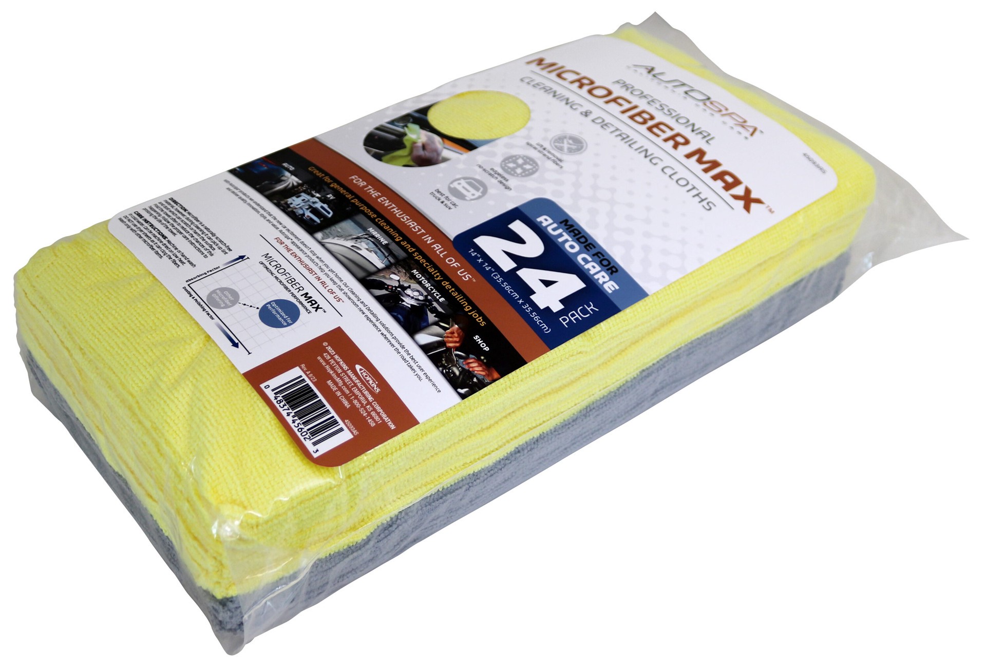 slide 6 of 6, AutoSpa Microfiber 24 -Pack Microfiber Towel, 1 ct