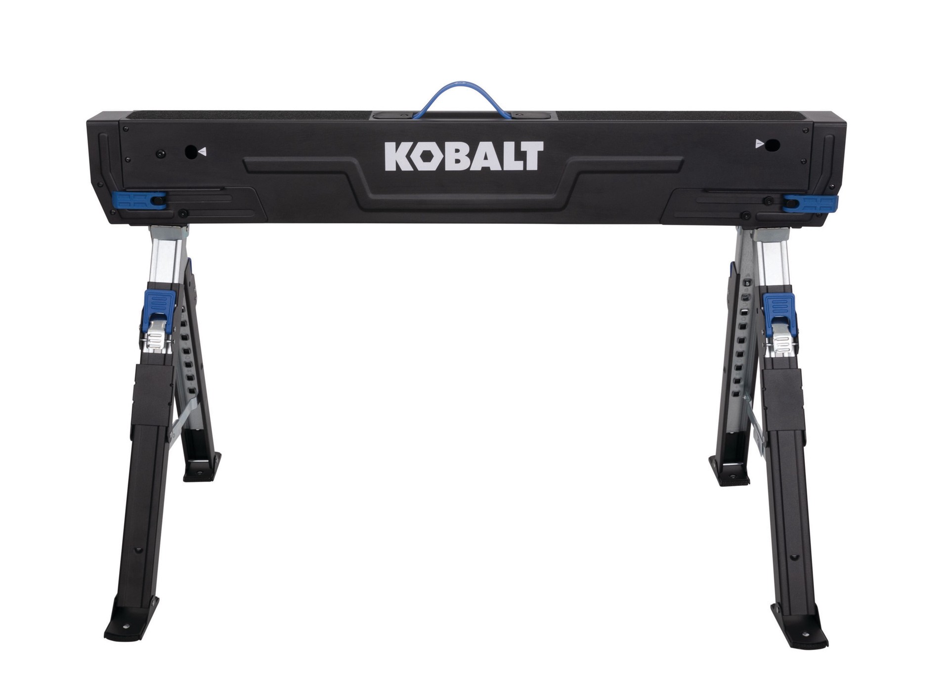 slide 2 of 6, Kobalt 38-in W x 32.2-in H Adjustable Steel Saw Horse ( 1300-lb Capacity), 1 ct