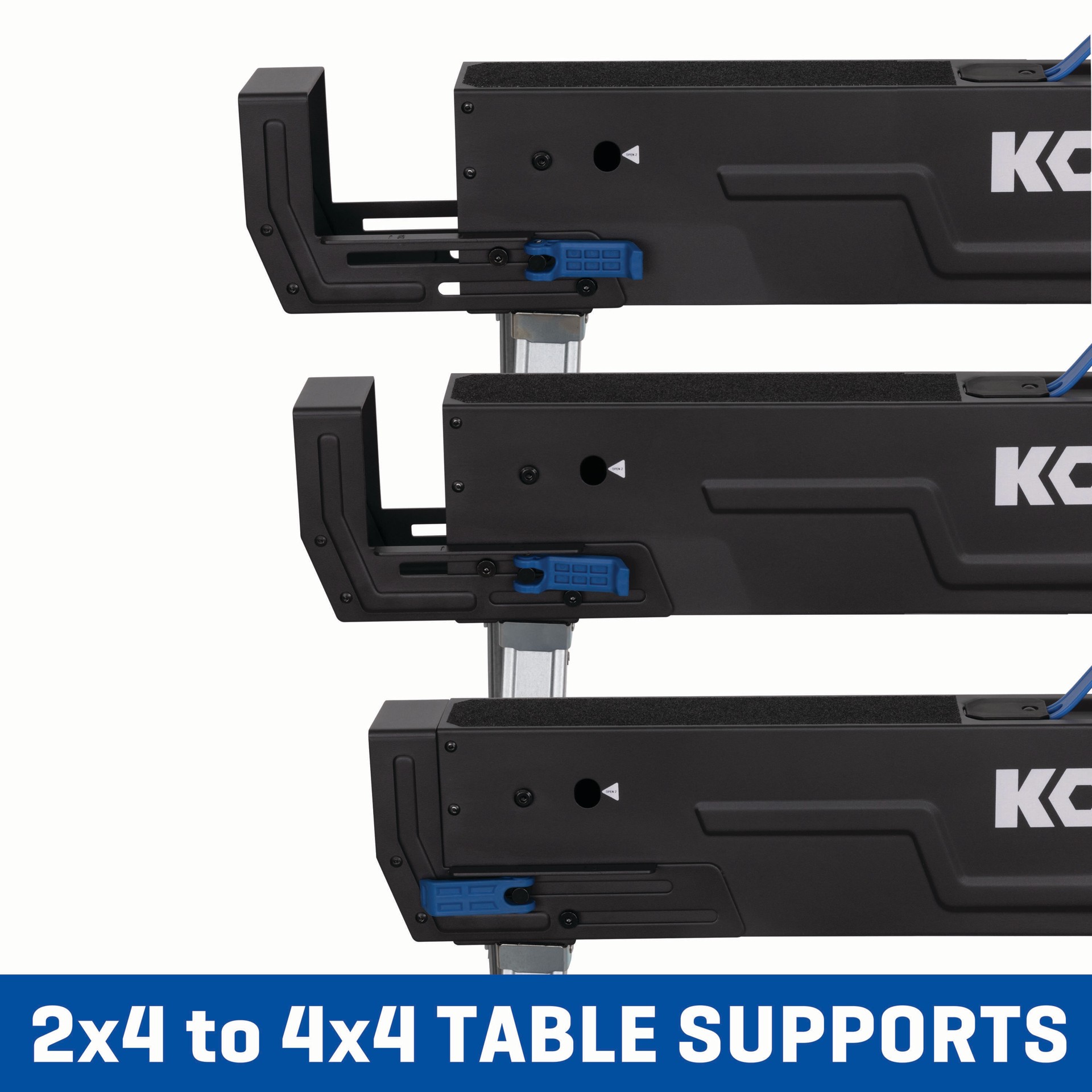 slide 6 of 6, Kobalt 38-in W x 32.2-in H Adjustable Steel Saw Horse ( 1300-lb Capacity), 1 ct
