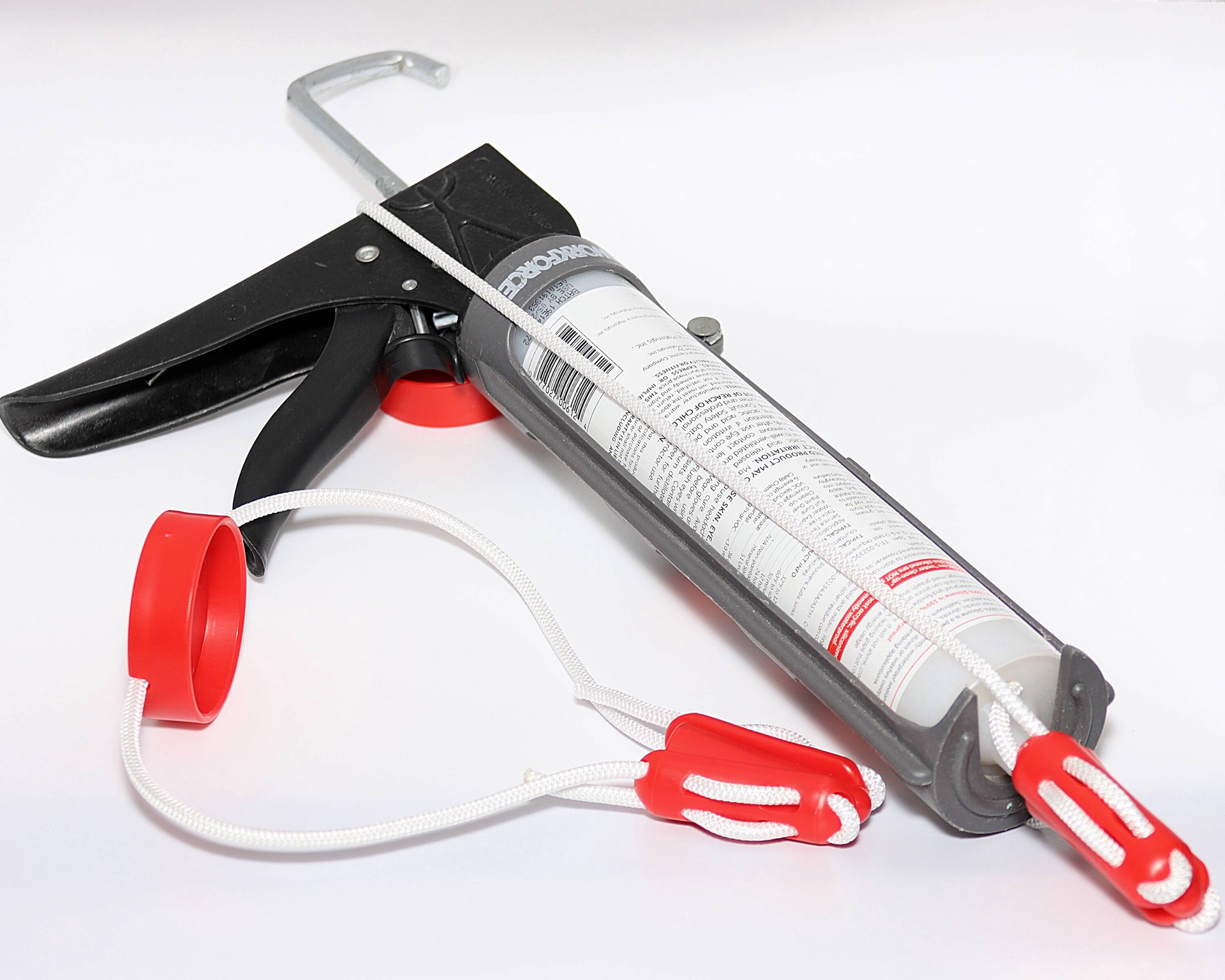 slide 4 of 6, StrapCap Caulk Plug - Easy Attachment for Caulking Gun, No Leaks or Spills, Quick and Easy to Use, 1 ct