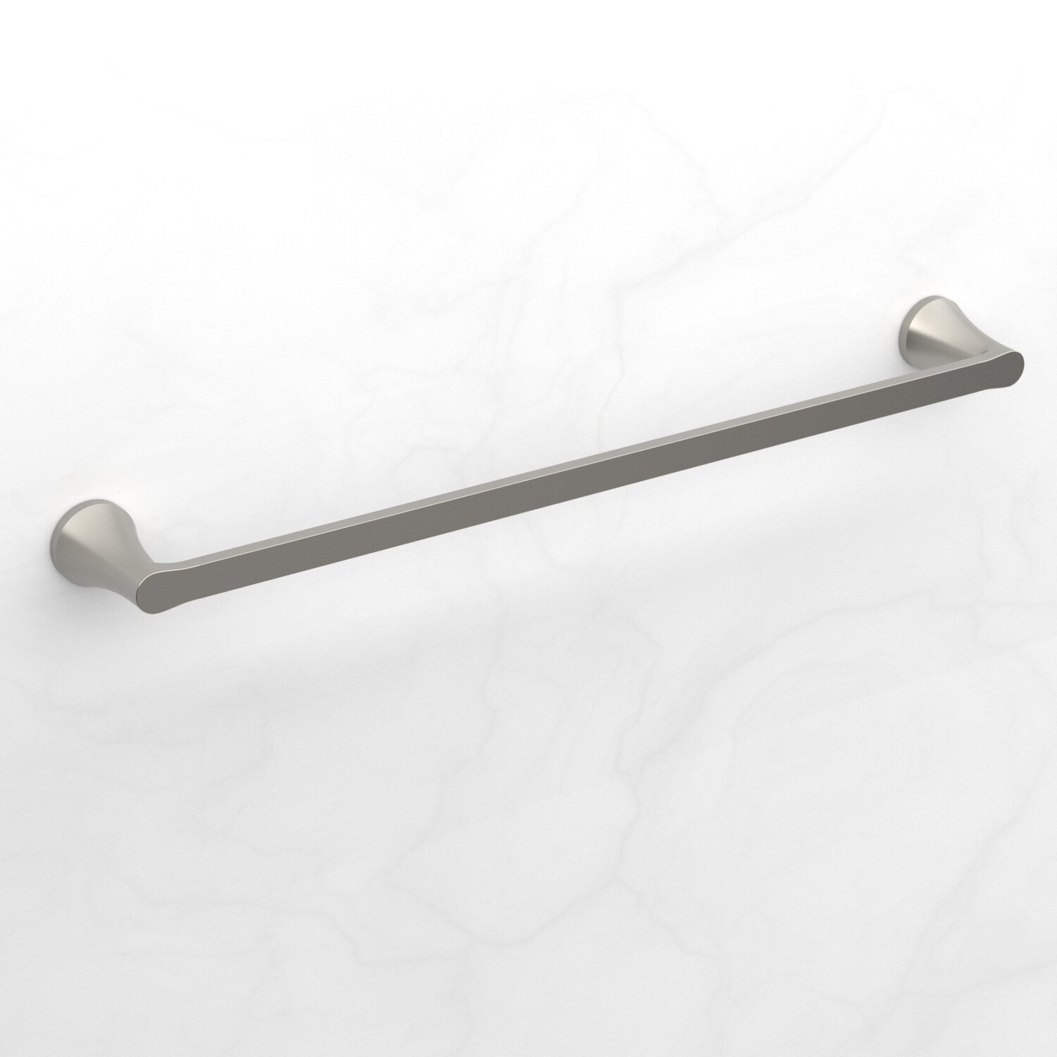 slide 2 of 5, allen + roth Candace 24-in Brushed Nickel Wall mount Single Towel Bar, 1 ct
