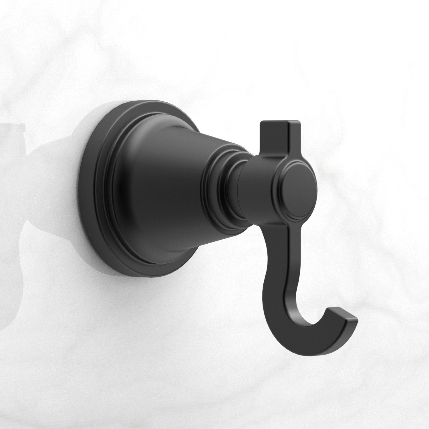 slide 4 of 6, allen + roth Townley Oil Rubbed Bronze Double -Hook Wall mount Towel Hook, 1 ct