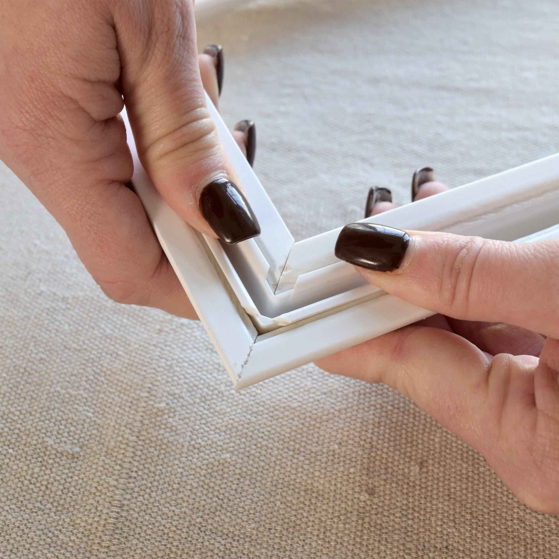 slide 4 of 6, BUILD and BATTEN Wall Panel Rail Kit Finished Polystyrene Strip Picture Frame Moulding 2 -Pack, 1 ct