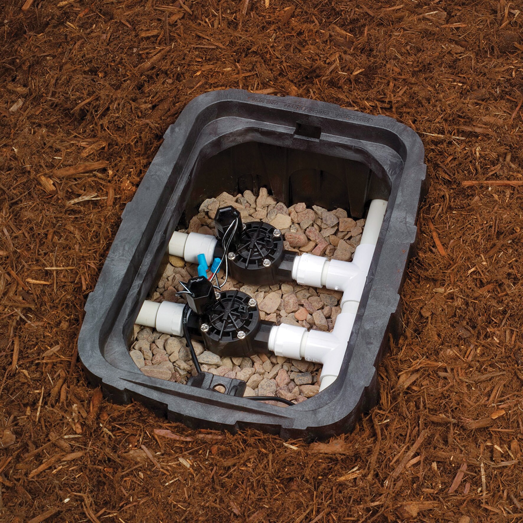 slide 3 of 4, Rain Bird 1-in Plastic Electric inline irrigation valve, 1 ct