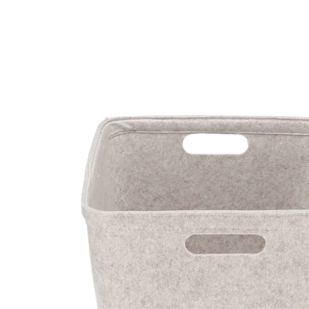 slide 2 of 6, Origin 21 Large Gray Polyester Decorative Bin, 1 ct