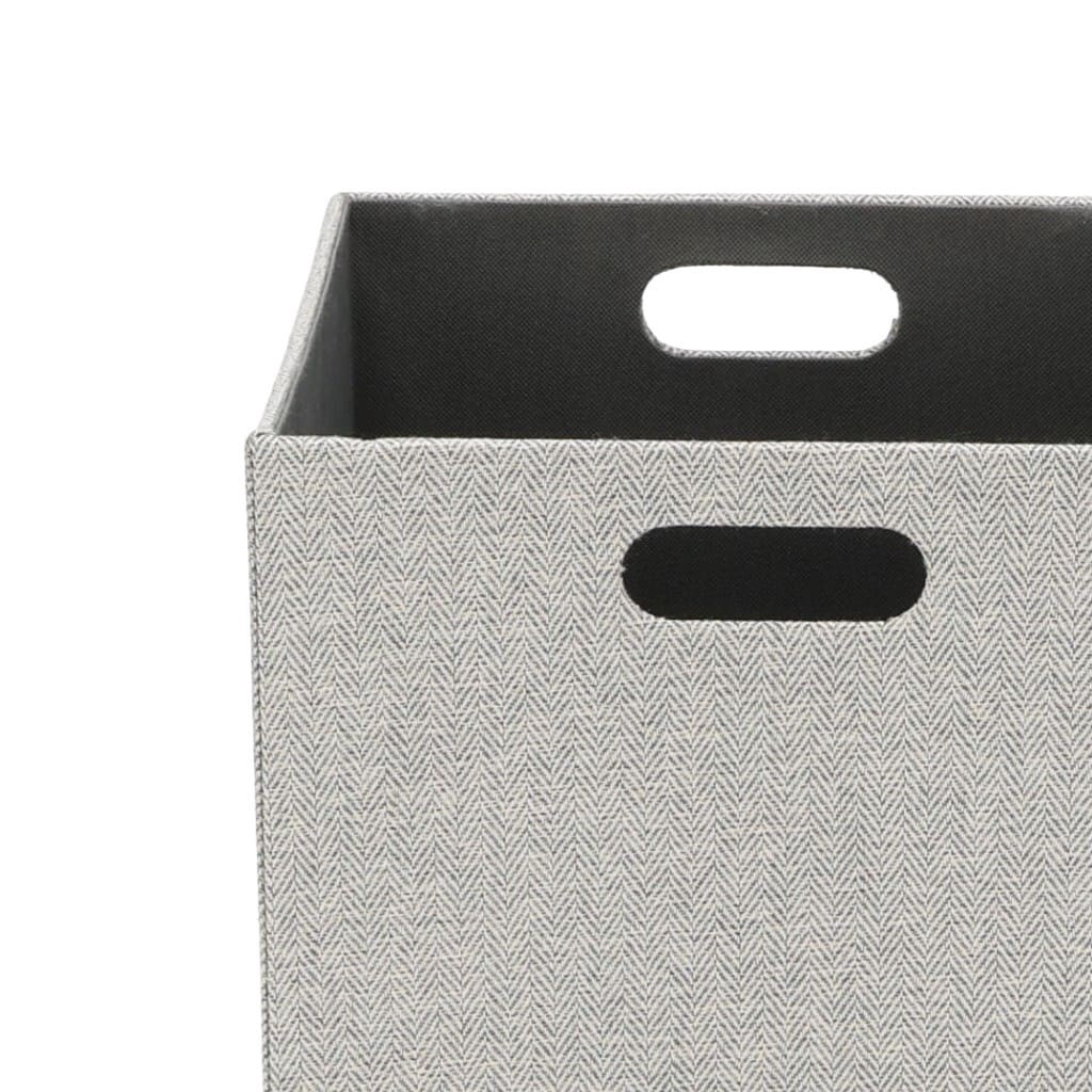 slide 2 of 6, allen + roth Small Gray Fabric Decorative Bin, 1 ct