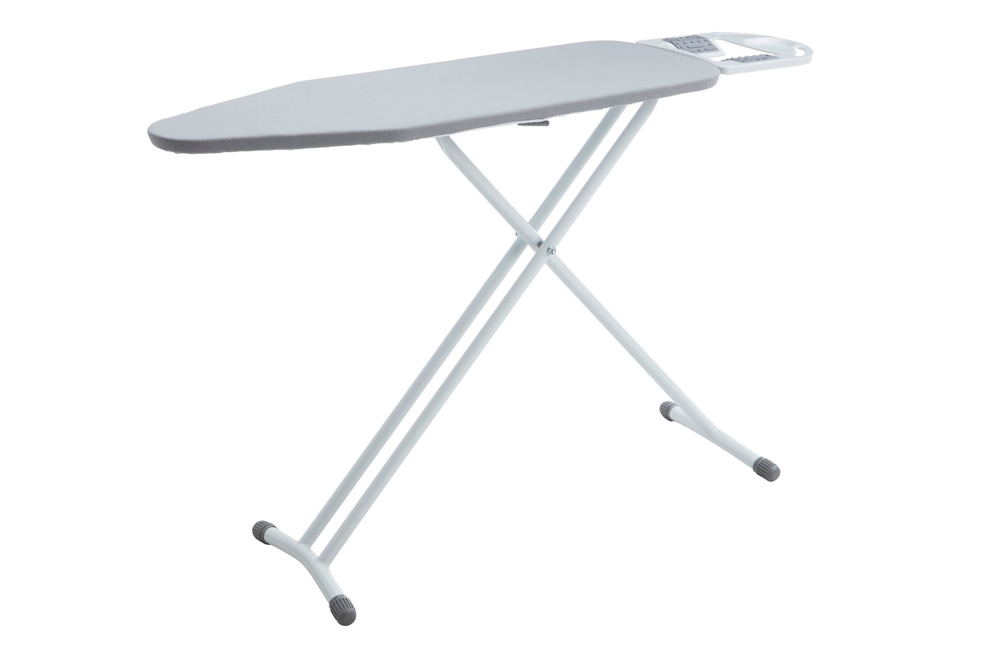 slide 1 of 4, Style Selections Gray Freestanding Folding ironing board ( 15.15-in x 2.15-in x 58.25-in ), 1 ct