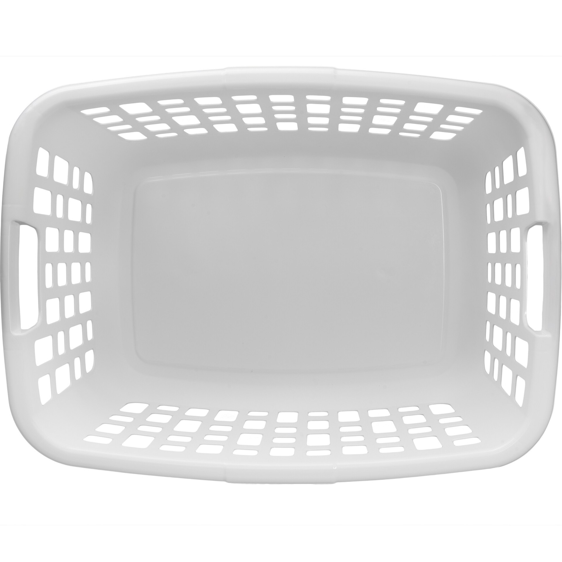 slide 5 of 6, Style Selections 1.25-Bushel White Plastic Laundry Basket, 1 ct