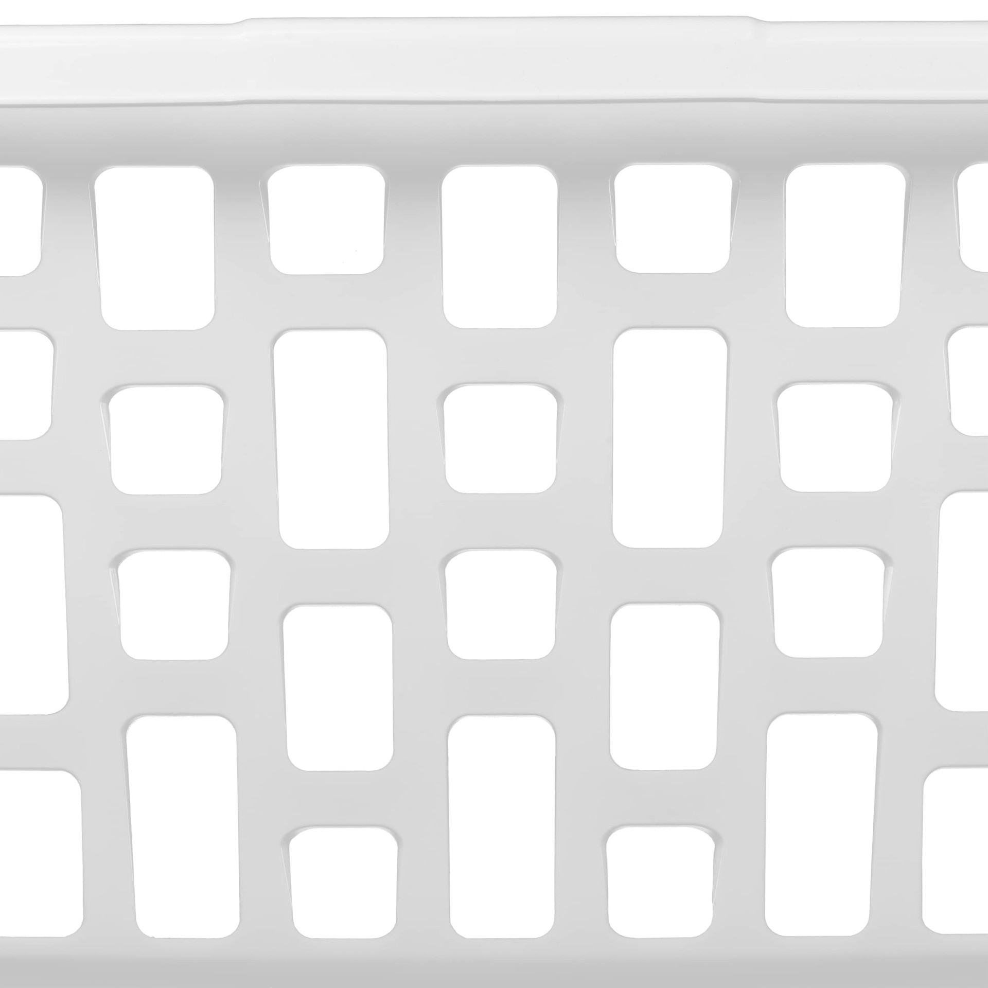 slide 6 of 6, Style Selections 1.25-Bushel White Plastic Laundry Basket, 1 ct