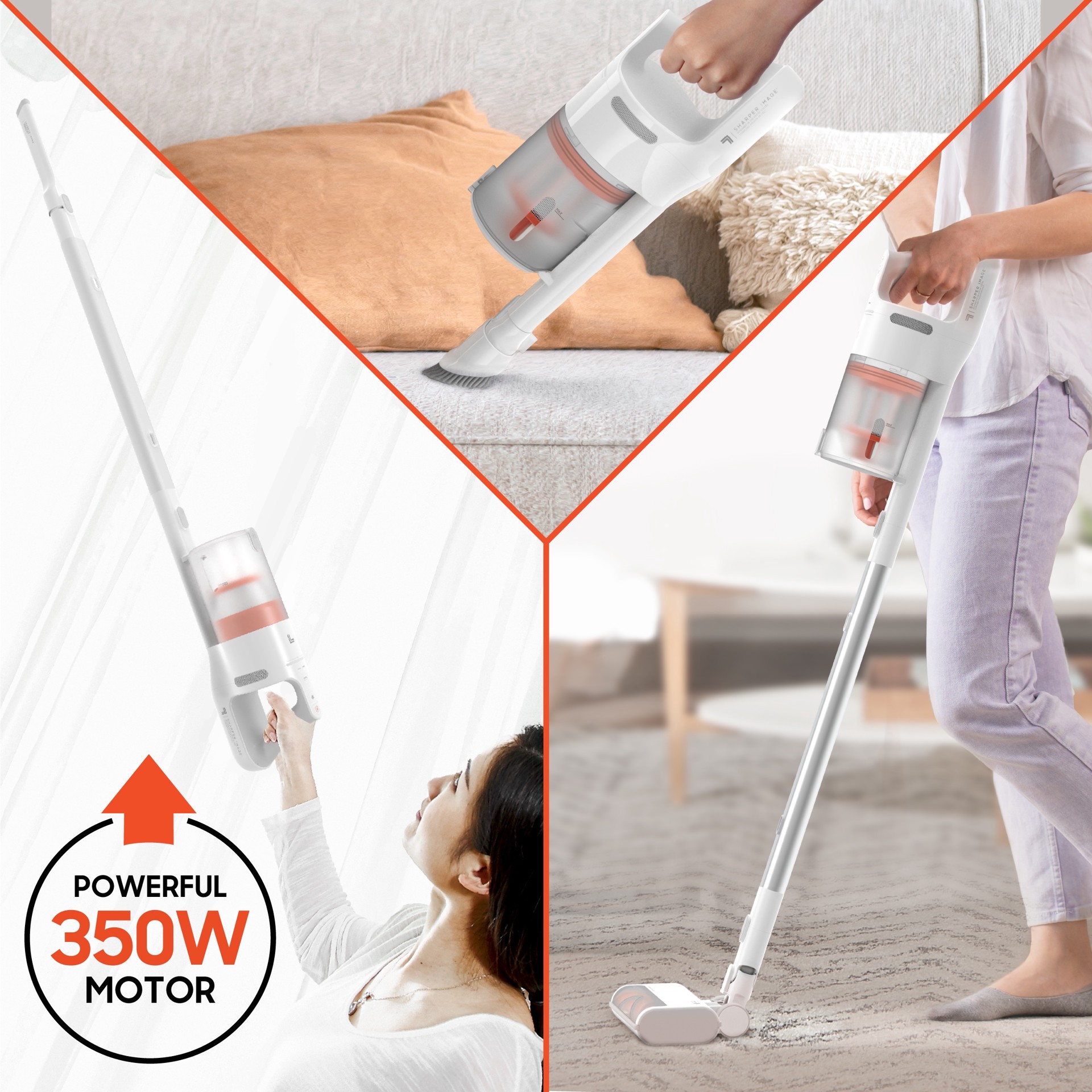 slide 4 of 6, Sharper Image 21.6 Volt Cordless Pet Stick Vacuum (Convertible To Handheld), 1 ct