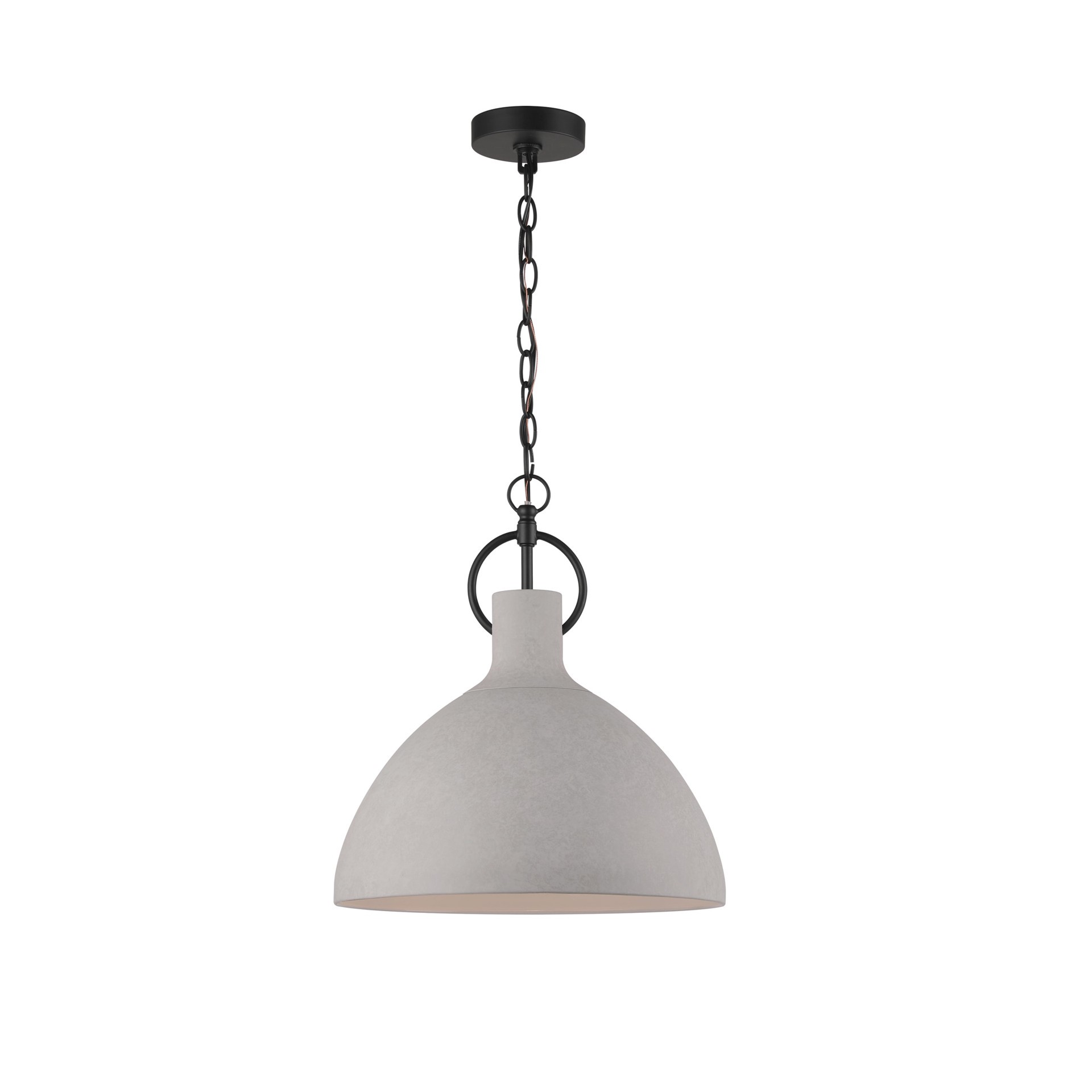 slide 2 of 6, allen + roth Dartwell 1 -Light black Modern/contemporary Dome Small Hanging Pendant light, 1 ct