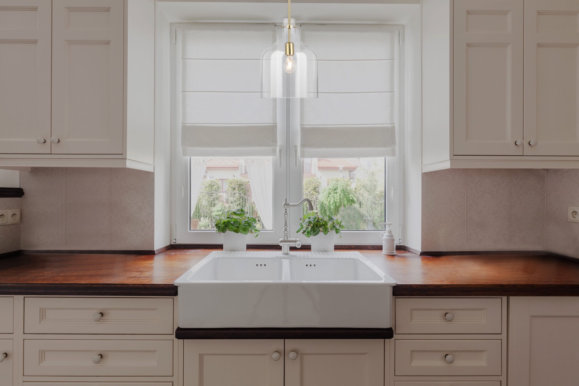 slide 1 of 6, allen + roth Kesteven 1 -Light Brushed gold Modern/contemporary Clear glass Jar Mini Hanging Pendant light, 1 ct