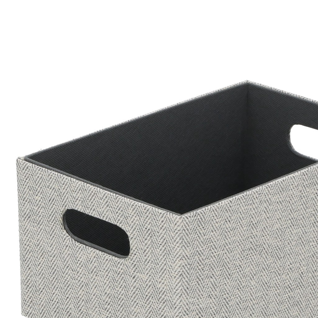 slide 2 of 6, allen + roth ( 7-in W x 5.5-in H x 10.75-in D ) Gray Fabric Bin, 1 ct