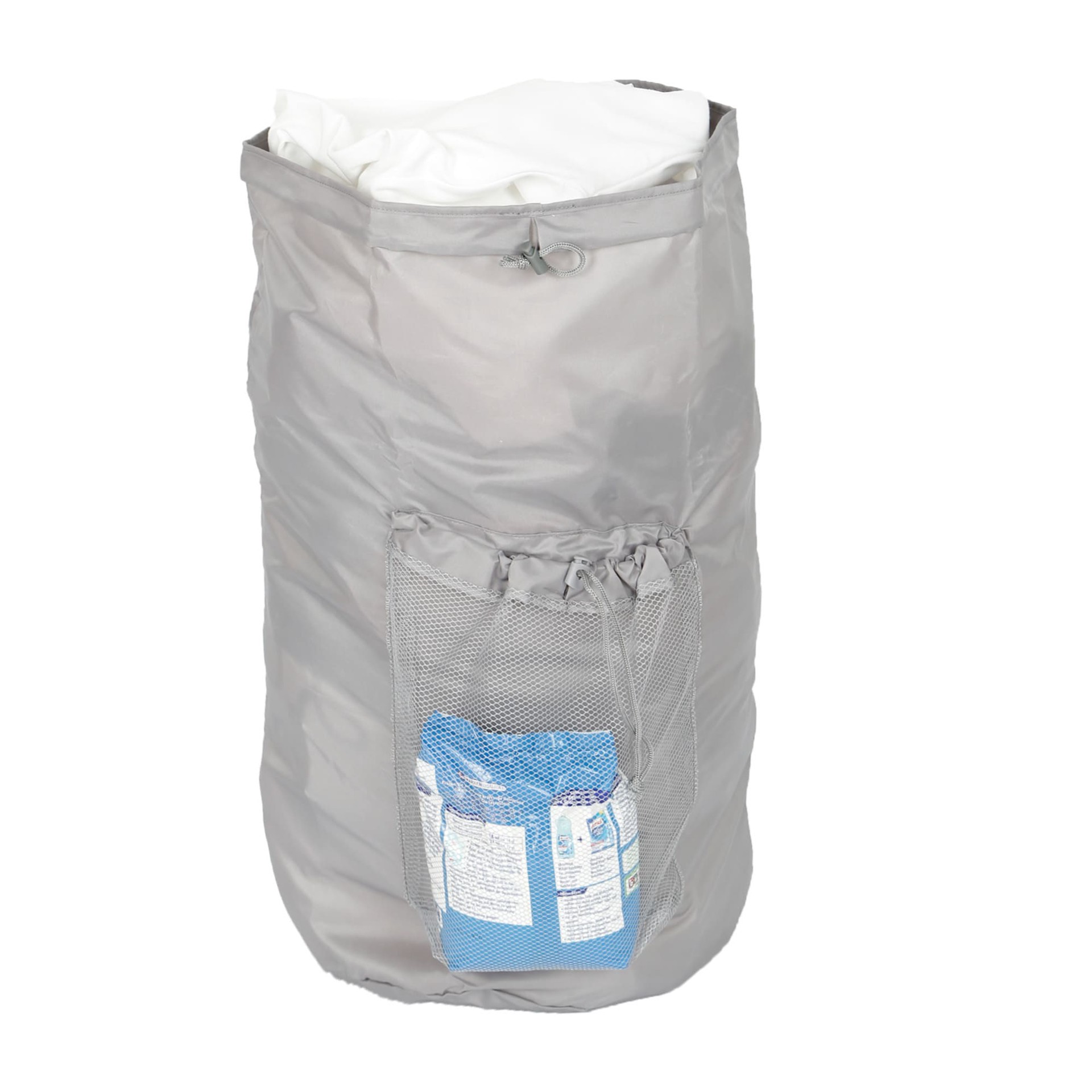 slide 3 of 6, Style Selections 21-Gallon Gray Polyester Laundry Bag, 1 ct