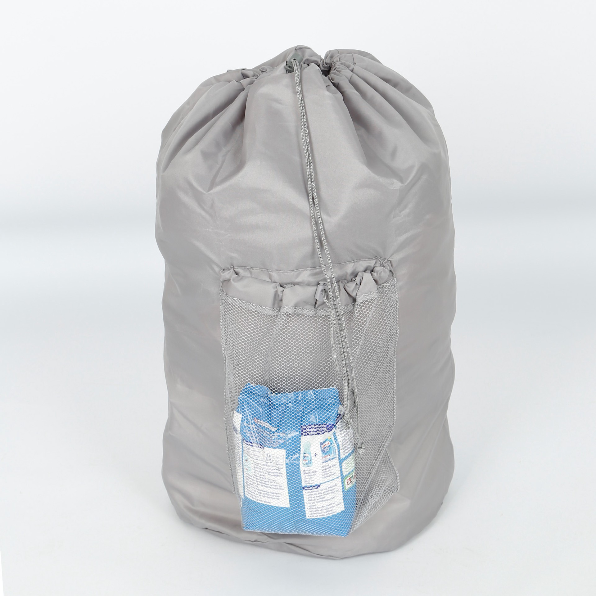 slide 4 of 6, Style Selections 21-Gallon Gray Polyester Laundry Bag, 1 ct