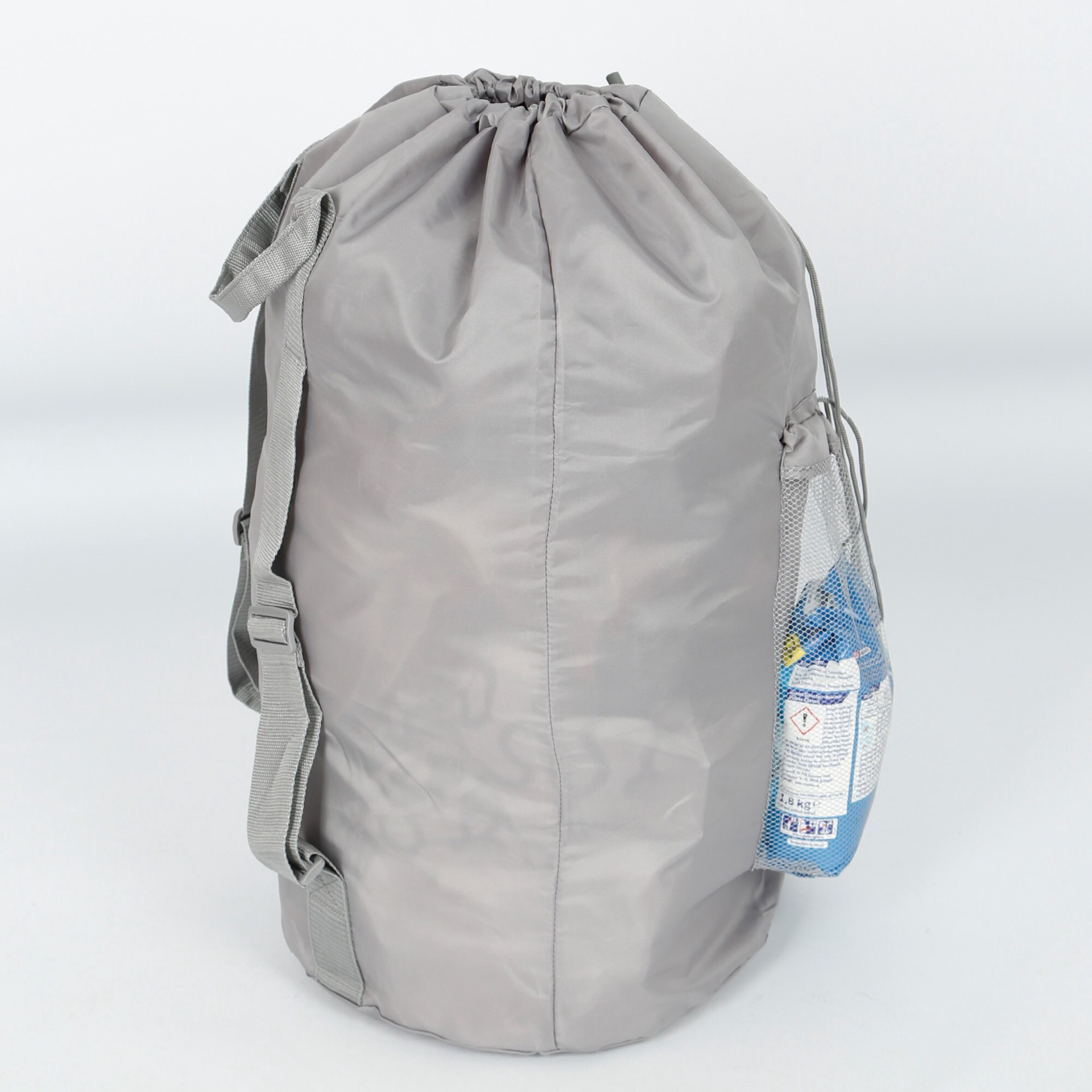 slide 5 of 6, Style Selections 21-Gallon Gray Polyester Laundry Bag, 1 ct