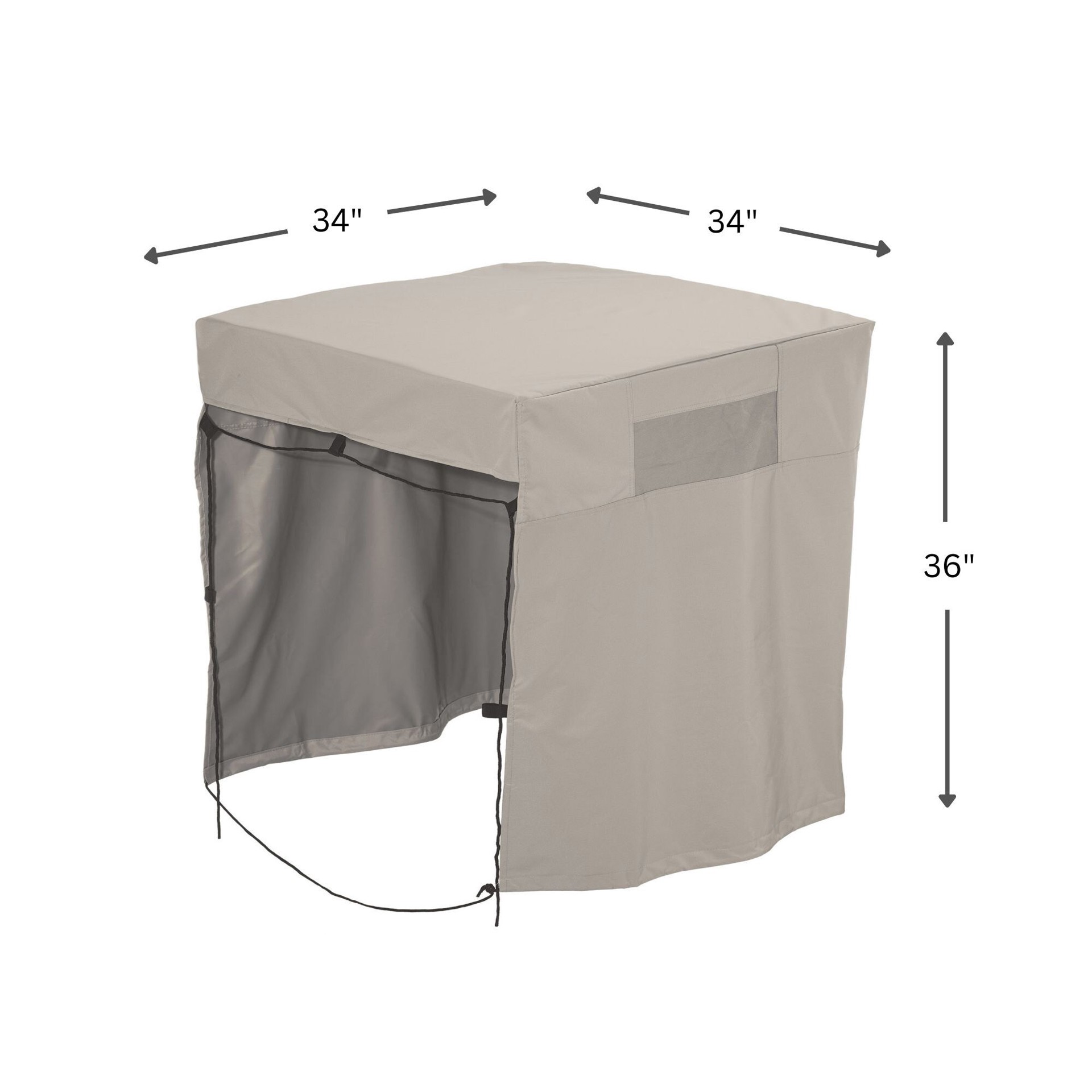 slide 5 of 6, RELIABILT 34-in x 34-in x 36-in Polyester Evaporative Cooler Cover, 1 ct