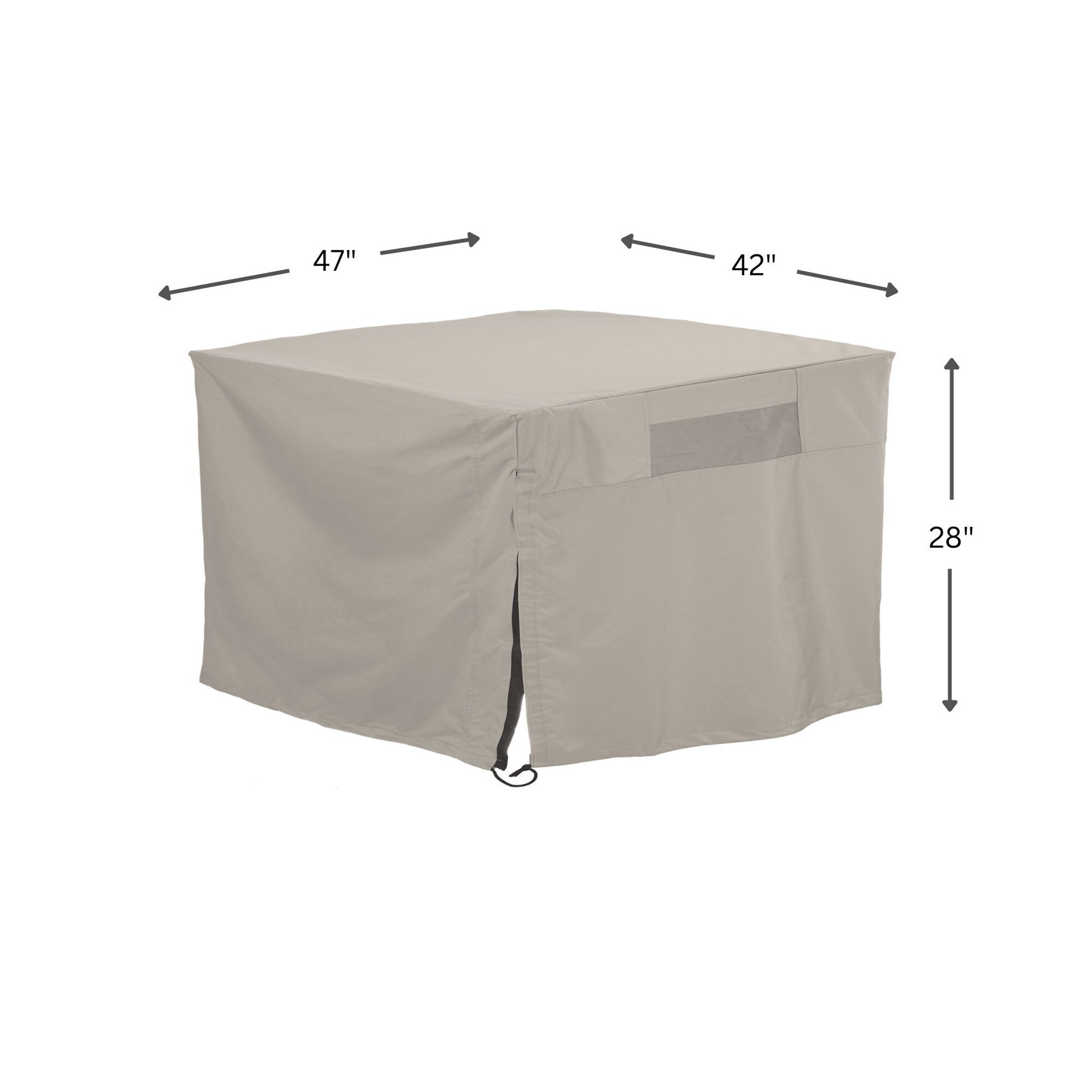 slide 6 of 6, RELIABILT 47-in x 42-in x 28-in Polyester Evaporative Cooler Cover, 1 ct