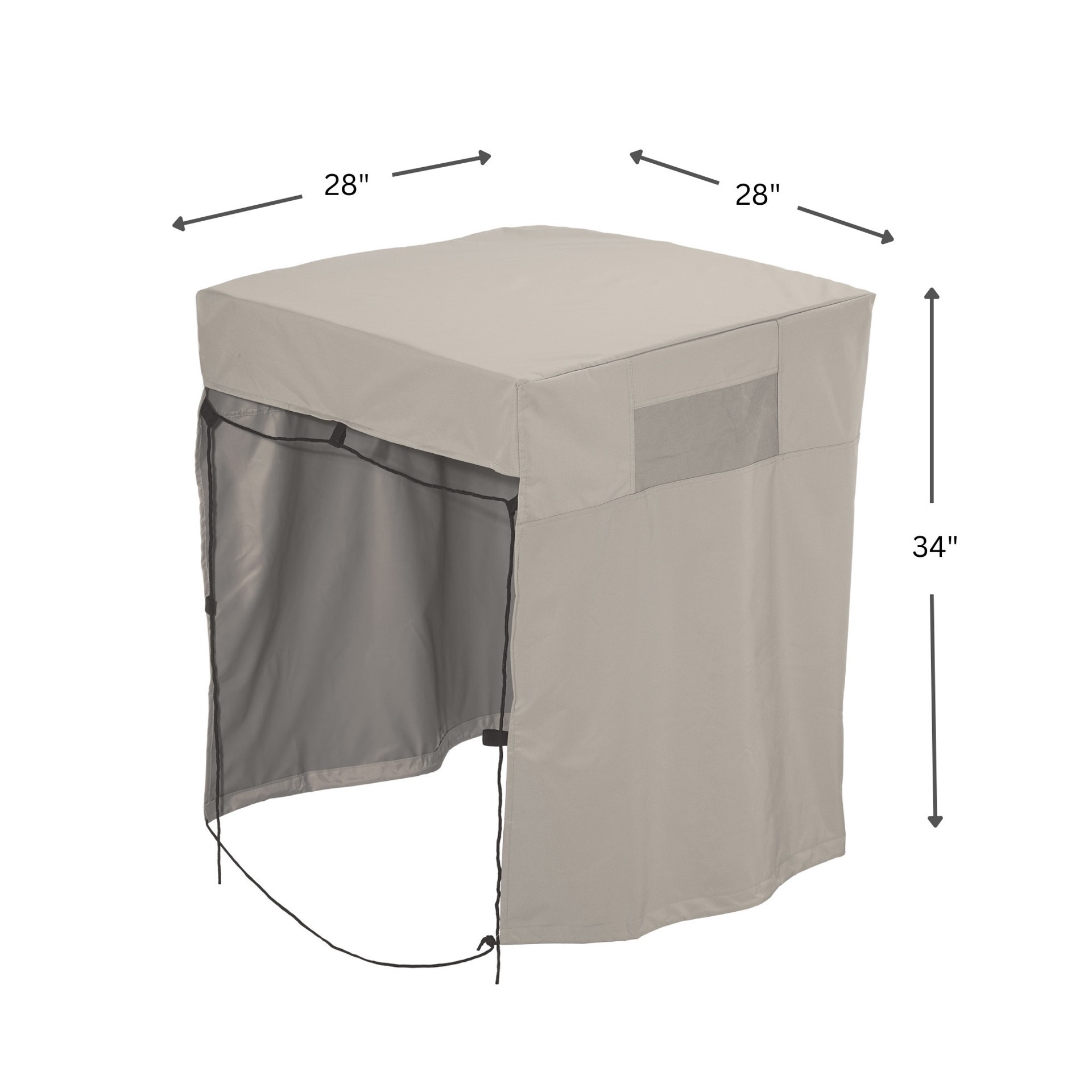 slide 5 of 6, RELIABILT 28-in x 28-in x 34-in Polyester Evaporative Cooler Cover, 1 ct