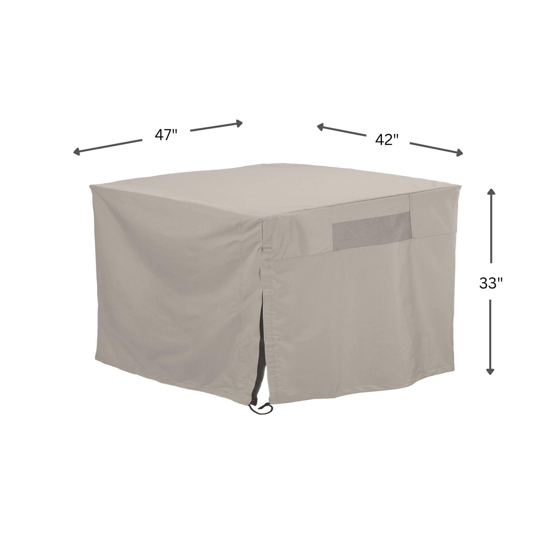 slide 6 of 6, RELIABILT 47-in x 42-in x 33-in Polyester Evaporative Cooler Cover, 1 ct
