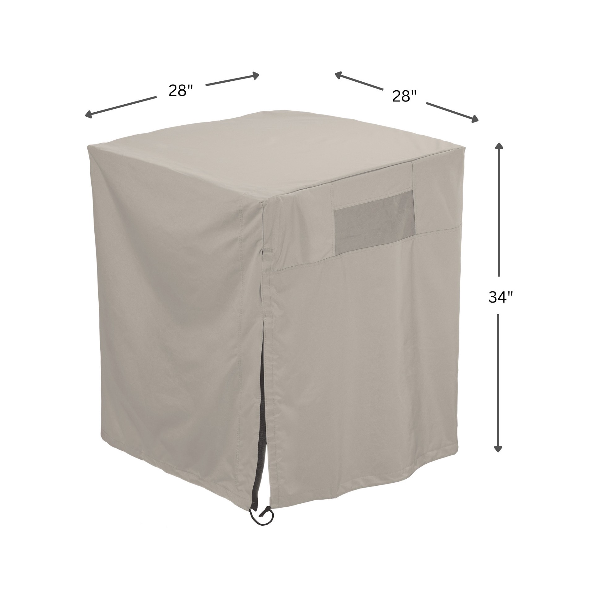 slide 6 of 6, RELIABILT 28-in x 28-in x 34-in Polyester Evaporative Cooler Cover, 1 ct