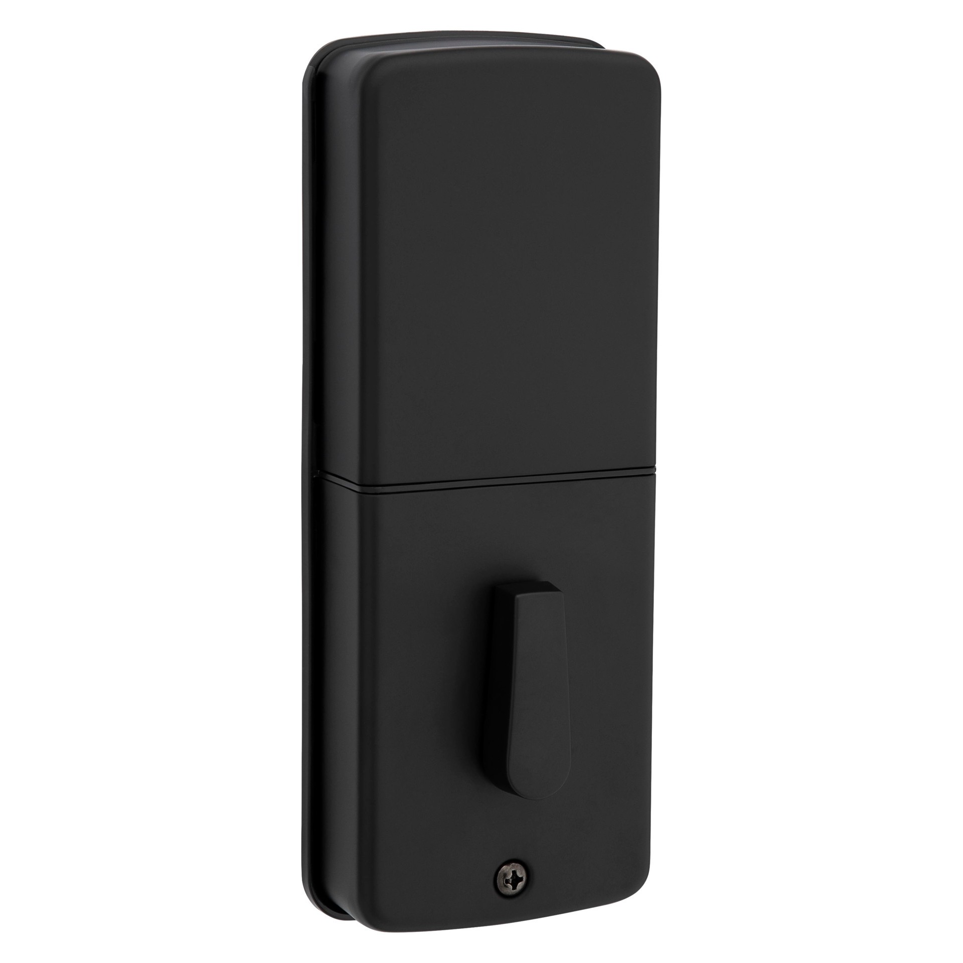 slide 4 of 6, RELIABILT Bragg Matte Black Keypad Electronic Deadbolt Lock, 1 ct