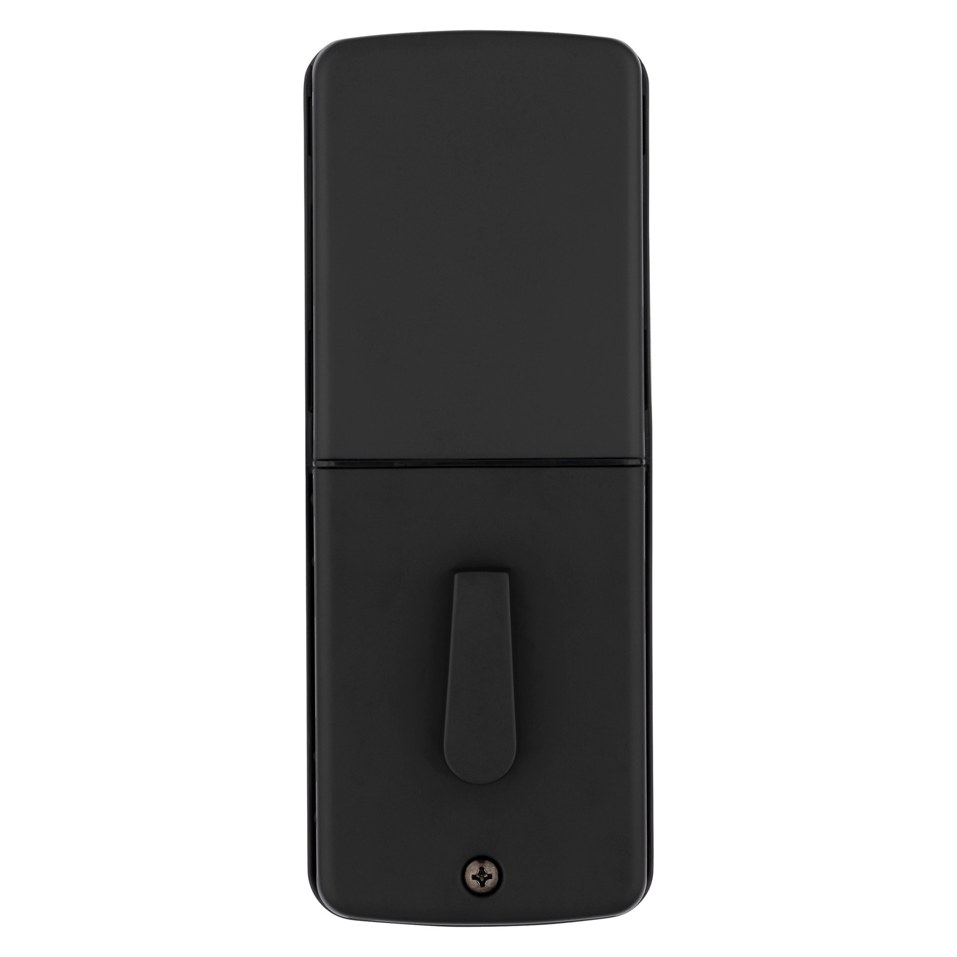 slide 5 of 6, RELIABILT Bragg Matte Black Keypad Electronic Deadbolt Lock, 1 ct