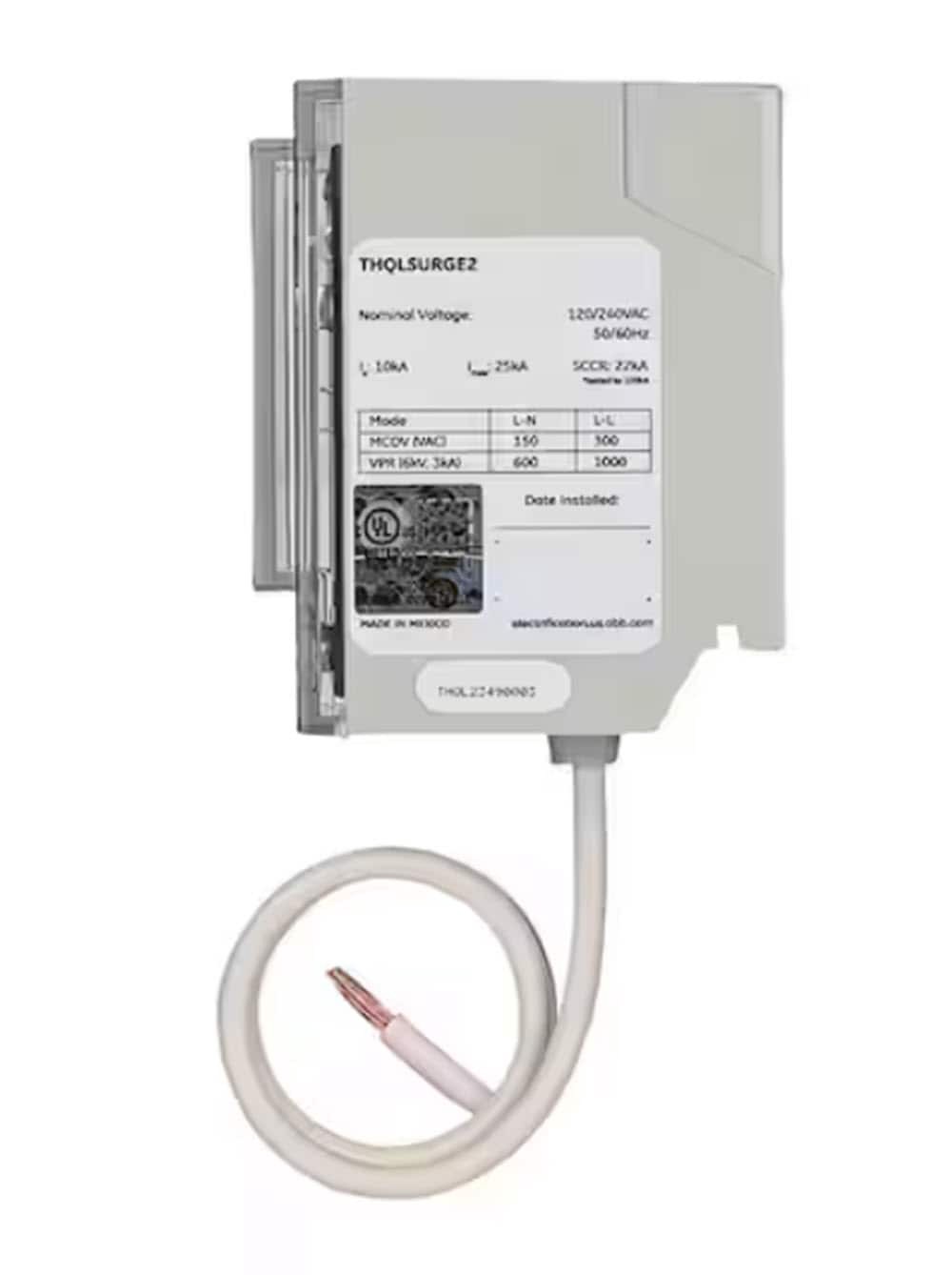 slide 2 of 5, ABB 1-ft THQL 1520 Joules Black Indoor AC Surge Protector, 1 ct