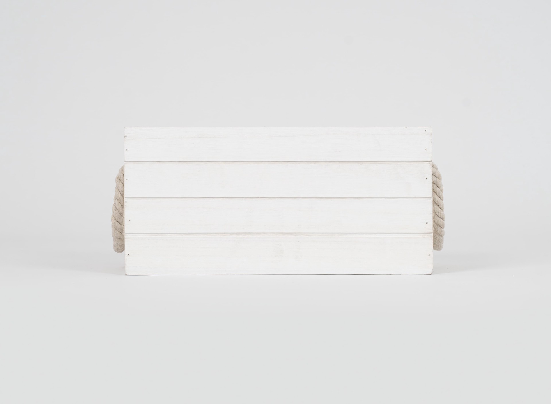 slide 2 of 6, allen + roth Medium wash white Wood Basket, 1 ct