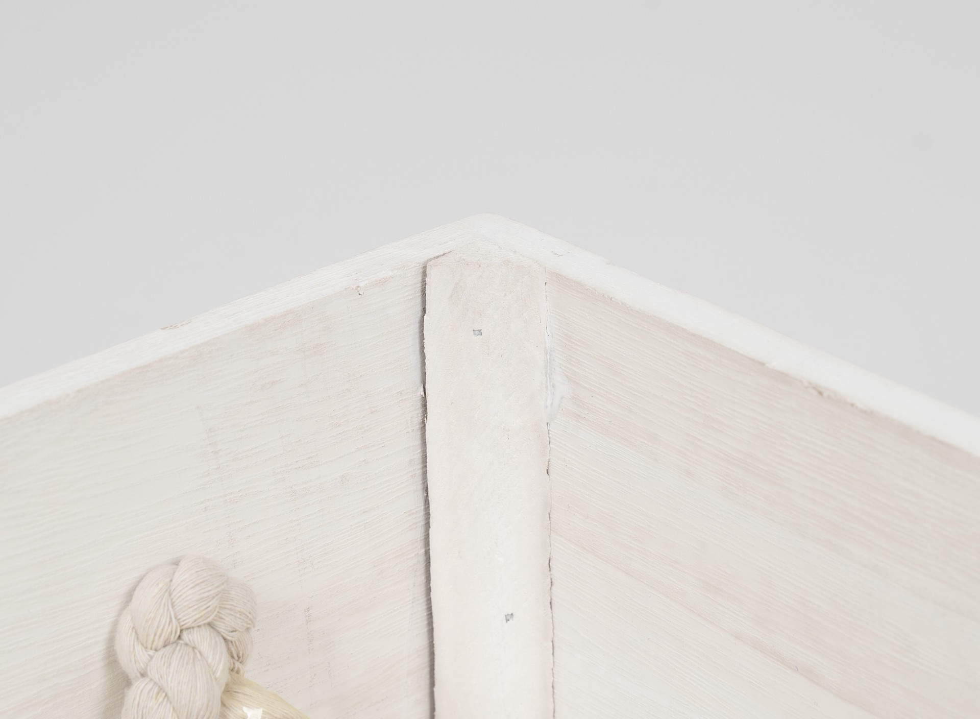 slide 5 of 6, allen + roth Medium wash white Wood Basket, 1 ct